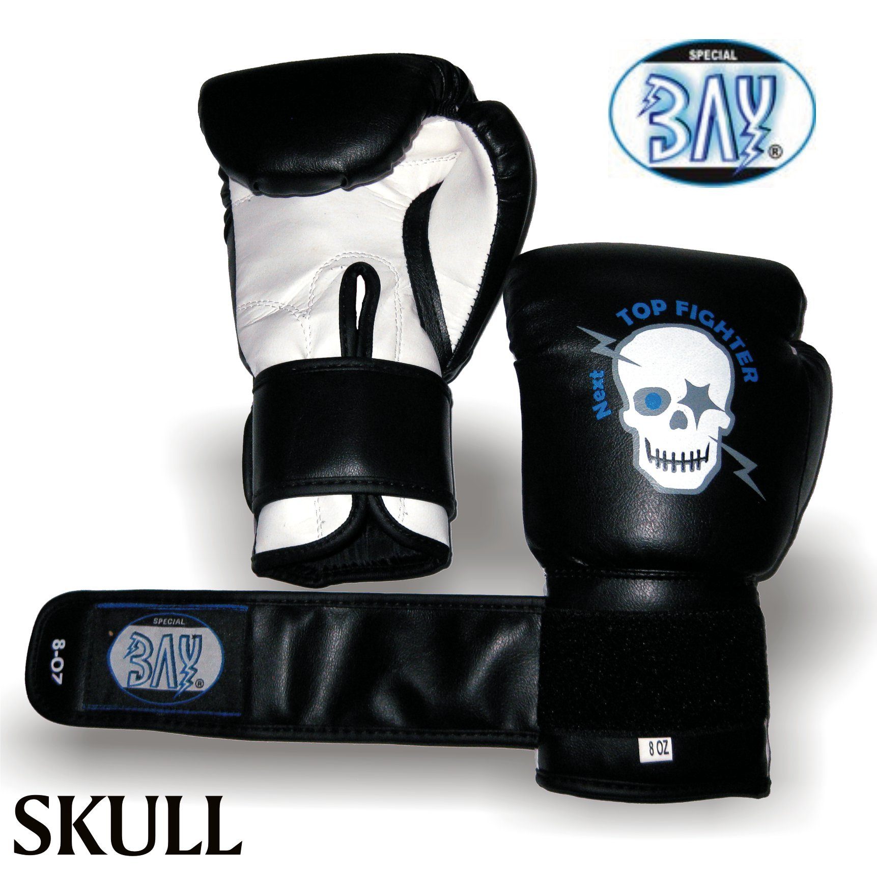 Kids Kinderboxhandschuhe Skull Boxhandschuhe Totenkopf BAY-Sports