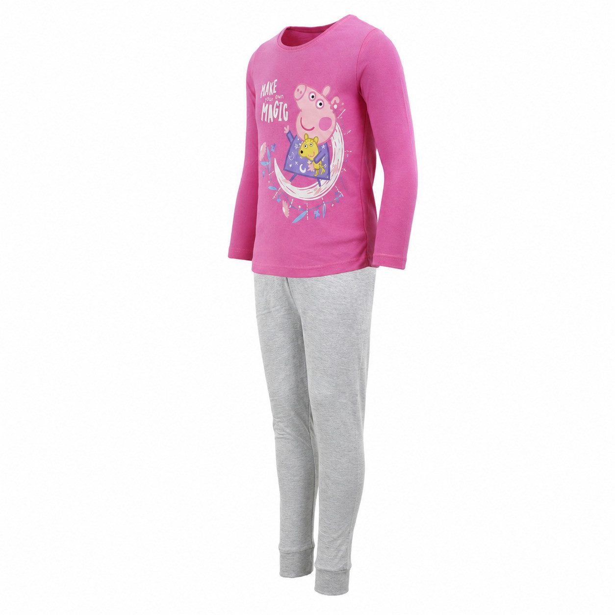 Peppa Pig Schlafanzug Peppa Wutz Pig Kinder Mädchen Schlafanzug Pyjama Gr. 92 bis 116 – Bild 3 von 5