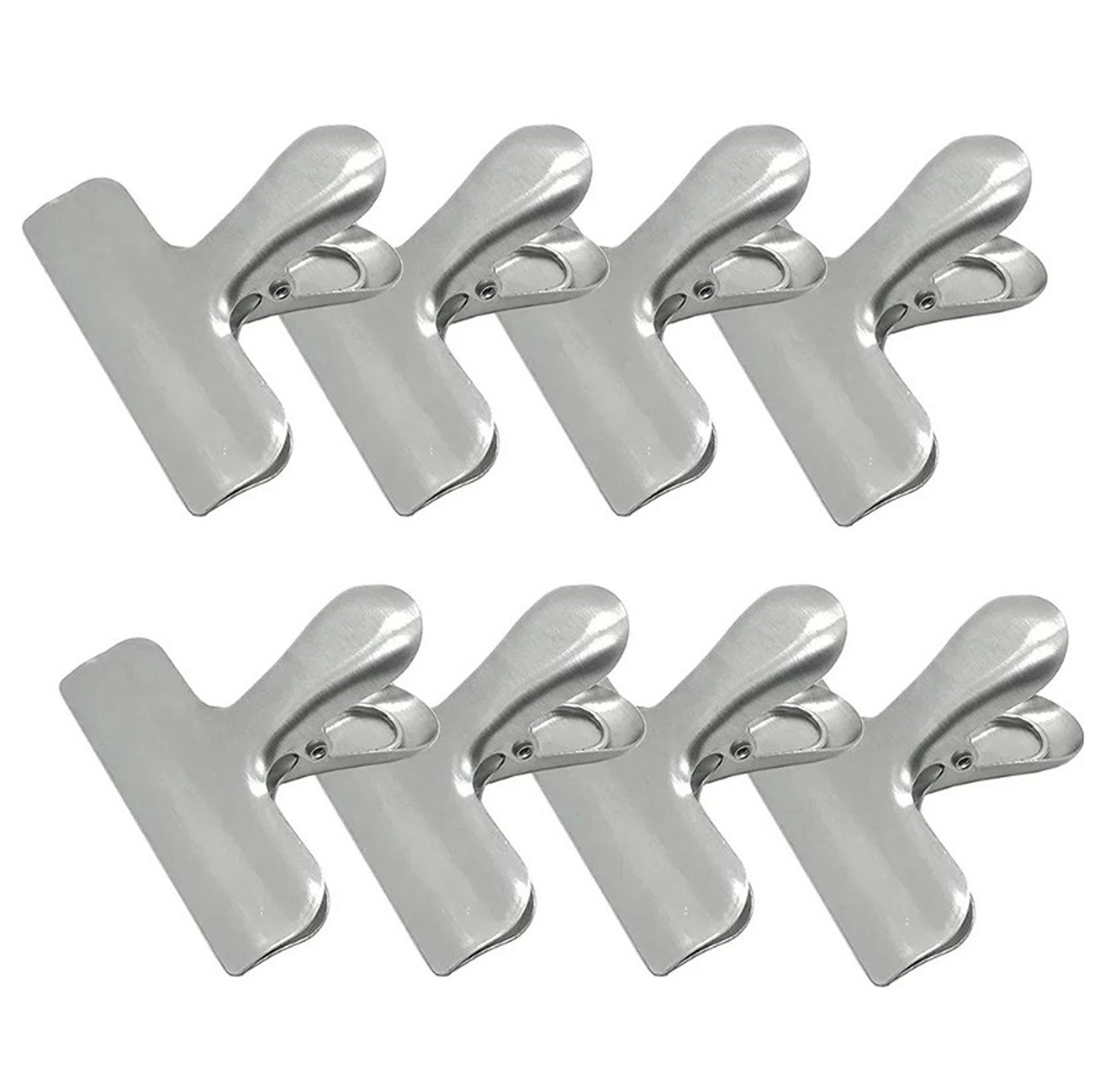 BAYLI Verschlussklammer 20 Stück große Verschlussclips Metall, 76mm Tüten Clips, Brief Klamm
