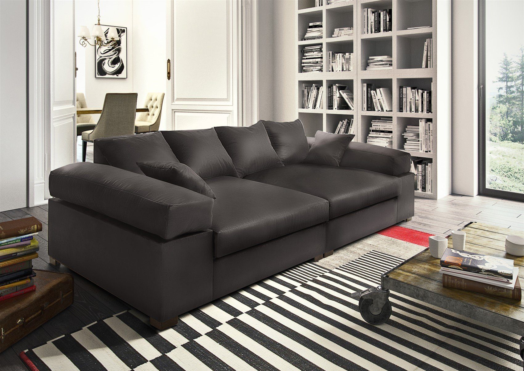 Fun Möbel Big-Sofa Big Sofa Couchgarnitur günstig online kaufen