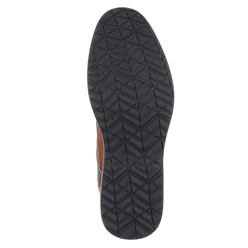 Coolwalk Herrenschnürschuh aus Textil mit Kontrastdetails Schnürschuh (91917742) Blockabsatz Schnürer in Schwarz
