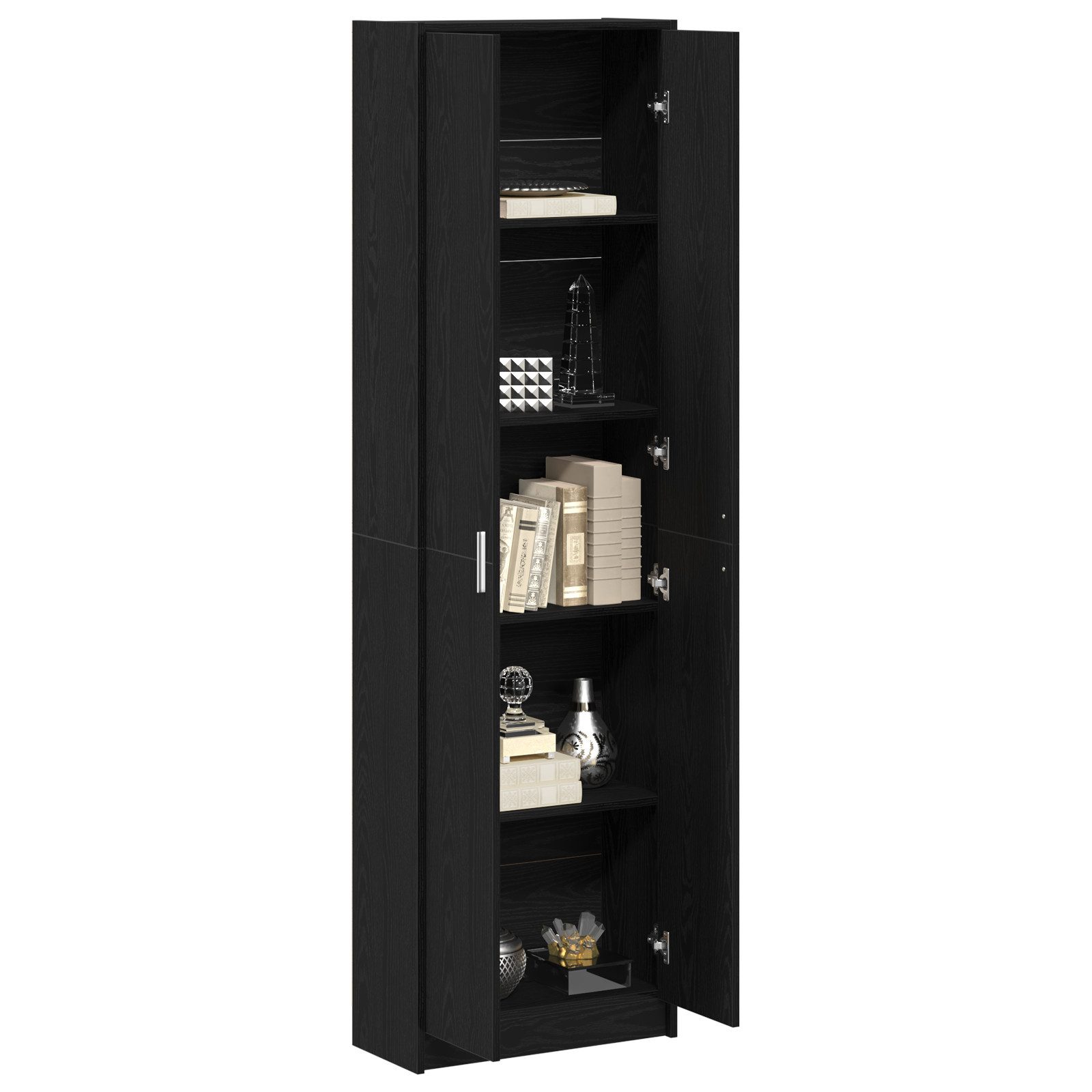 vidaXL Kleiderschrank Kleiderschrank Schwarz-Eiche 55x25x189 cm günstig online kaufen
