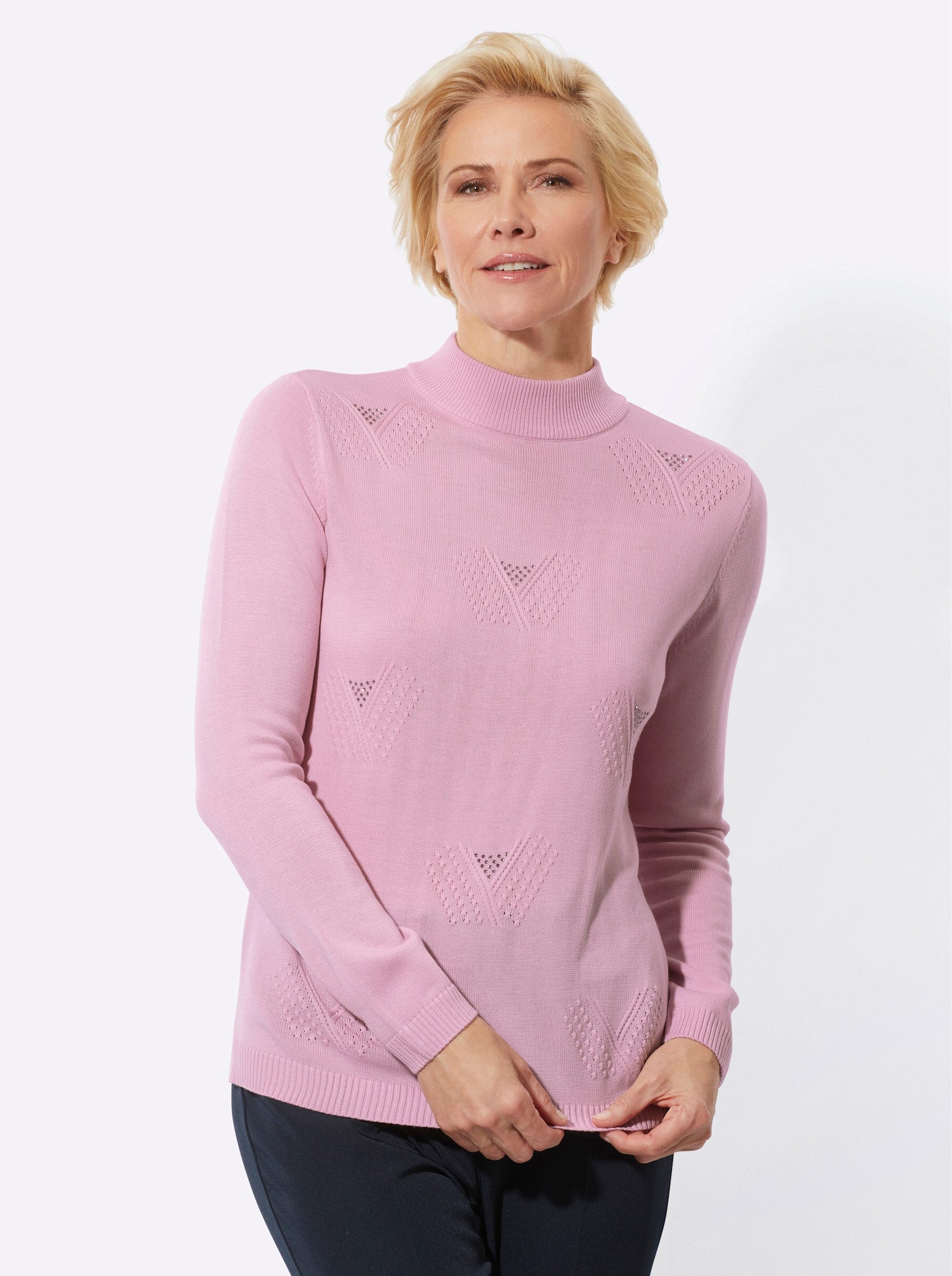 Witt Strickpullover Stehkragenpullover . günstig online kaufen