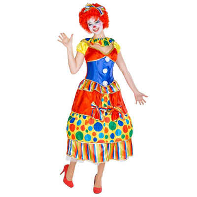 dressforfun Clown-Kostüm Frauenkostüm Clown Fridoline