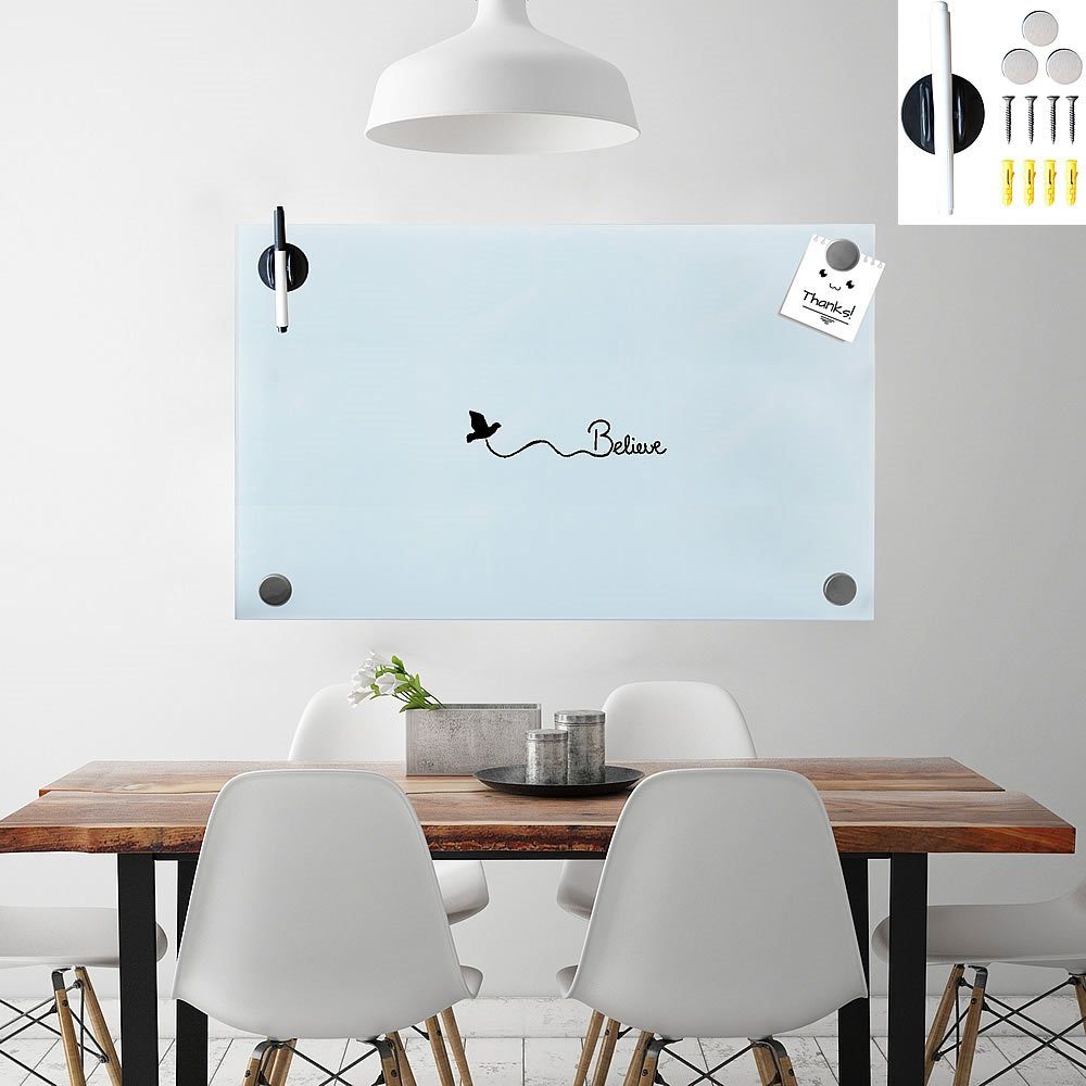 Mucola Magnettafel Glasmagnettafel Weiß Memoboard Wandtafel günstig online kaufen