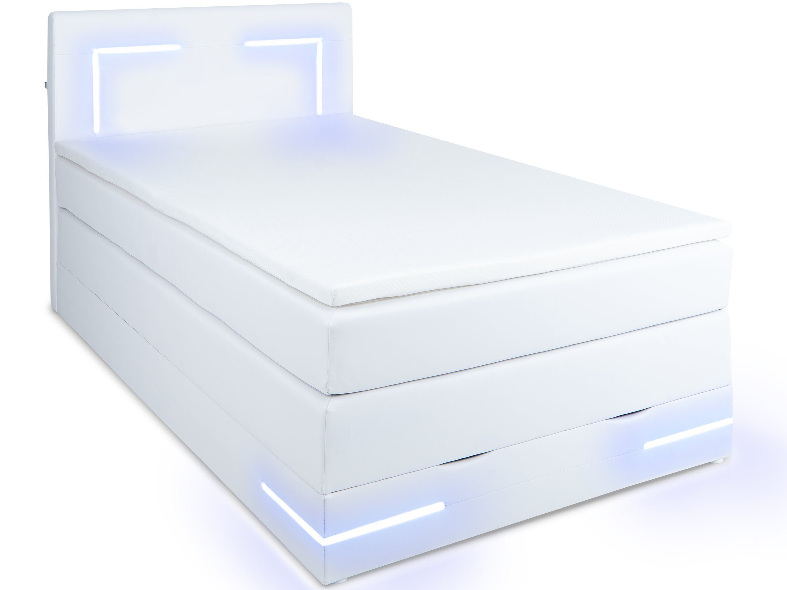 wonello Boxspringbett Lights 2.0, mit LED günstig online kaufen