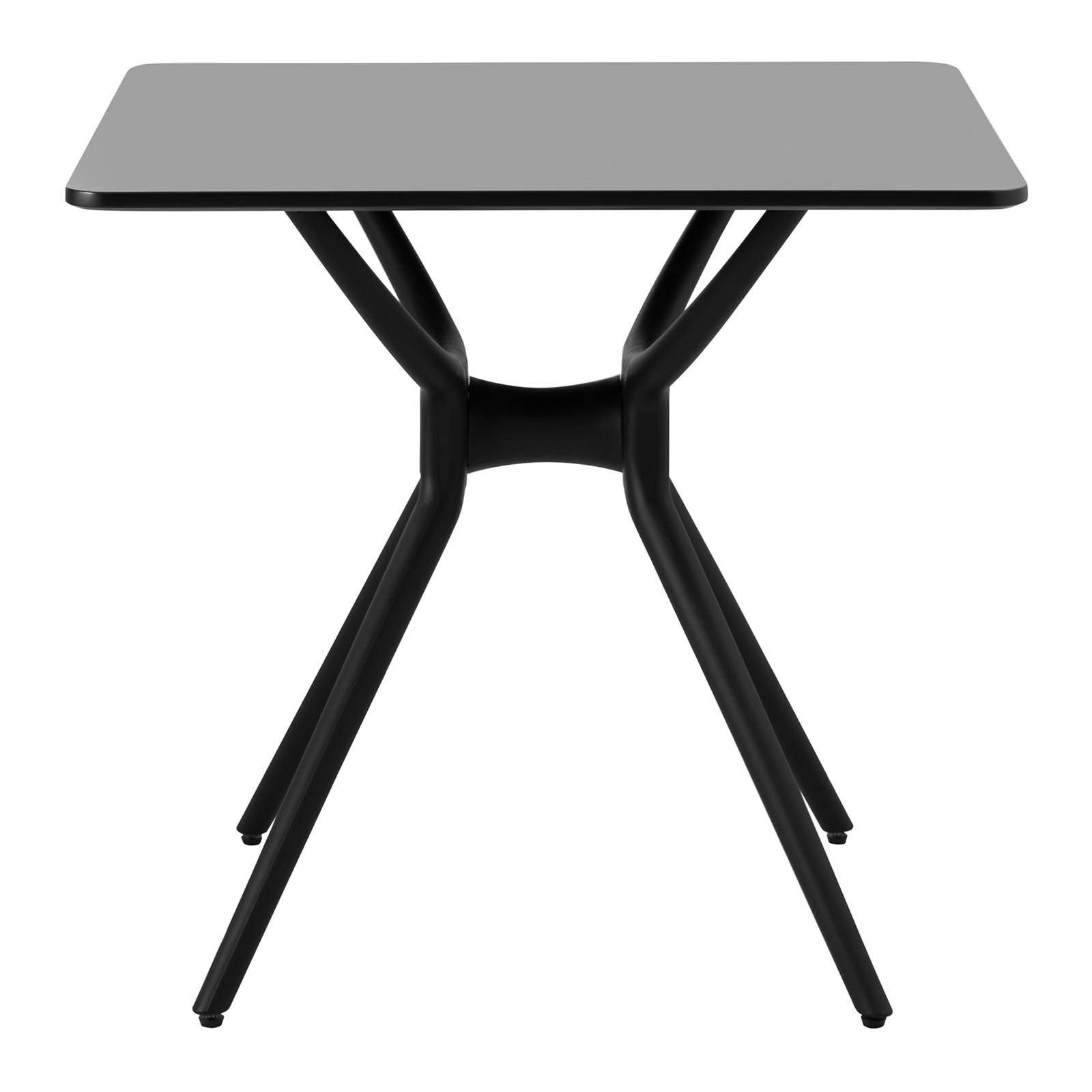 Küchentisch cm Fromm&Starck Beistelltisch Tisch Esstisch MDF-Platte 80x80 Esstisch schwarz