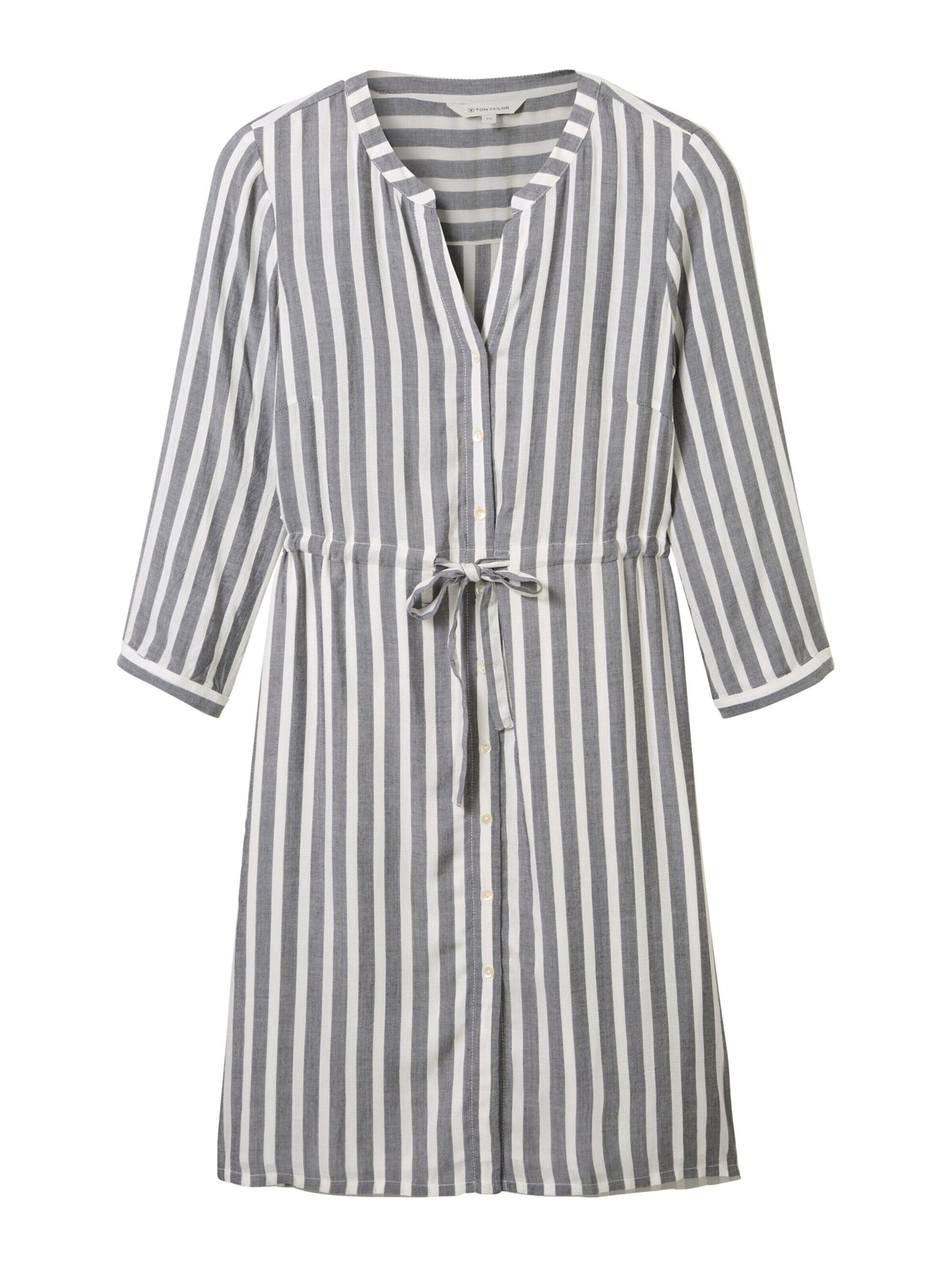 TOM TAILOR Blusenkleid (1-tlg) Drapiert/gerafft
