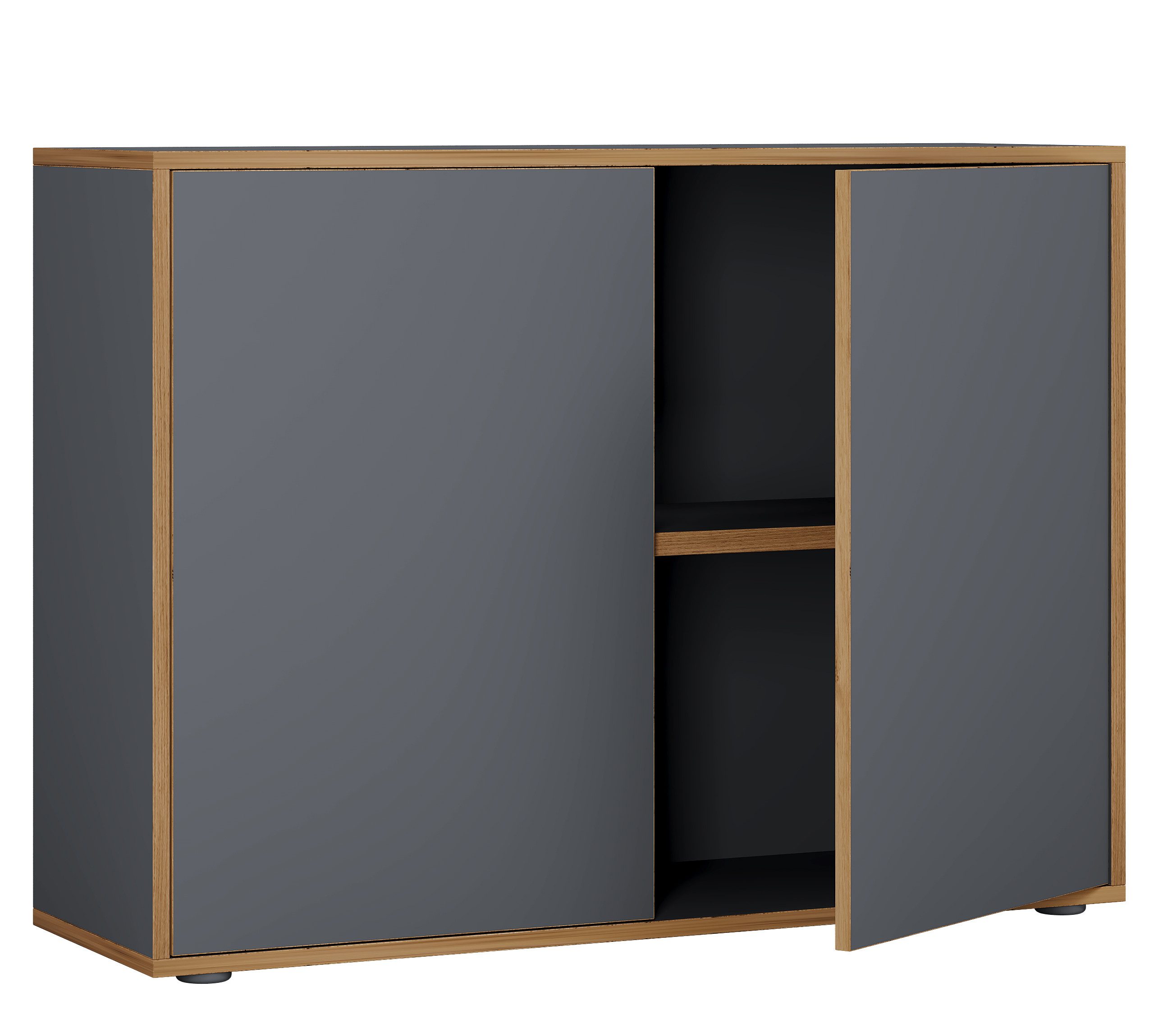 VCM Aktenschrank Büroschrank Salia mit Drehtüren H. 74 x B. 100 x