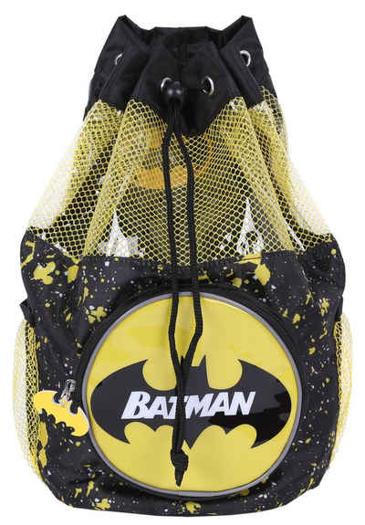 Sarcia.eu Schulrucksack Batman DC Comics schwarz-gelb Rucksack-Beutel, Schulstarter-Set