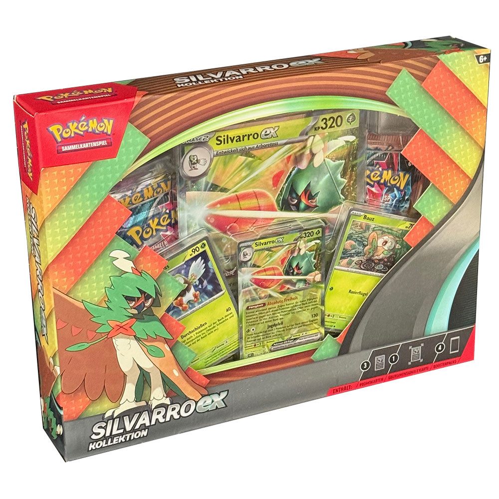 The Pokémon Company Sammelkarte Pokemon Silvarro ex Kollektion - Deutsch