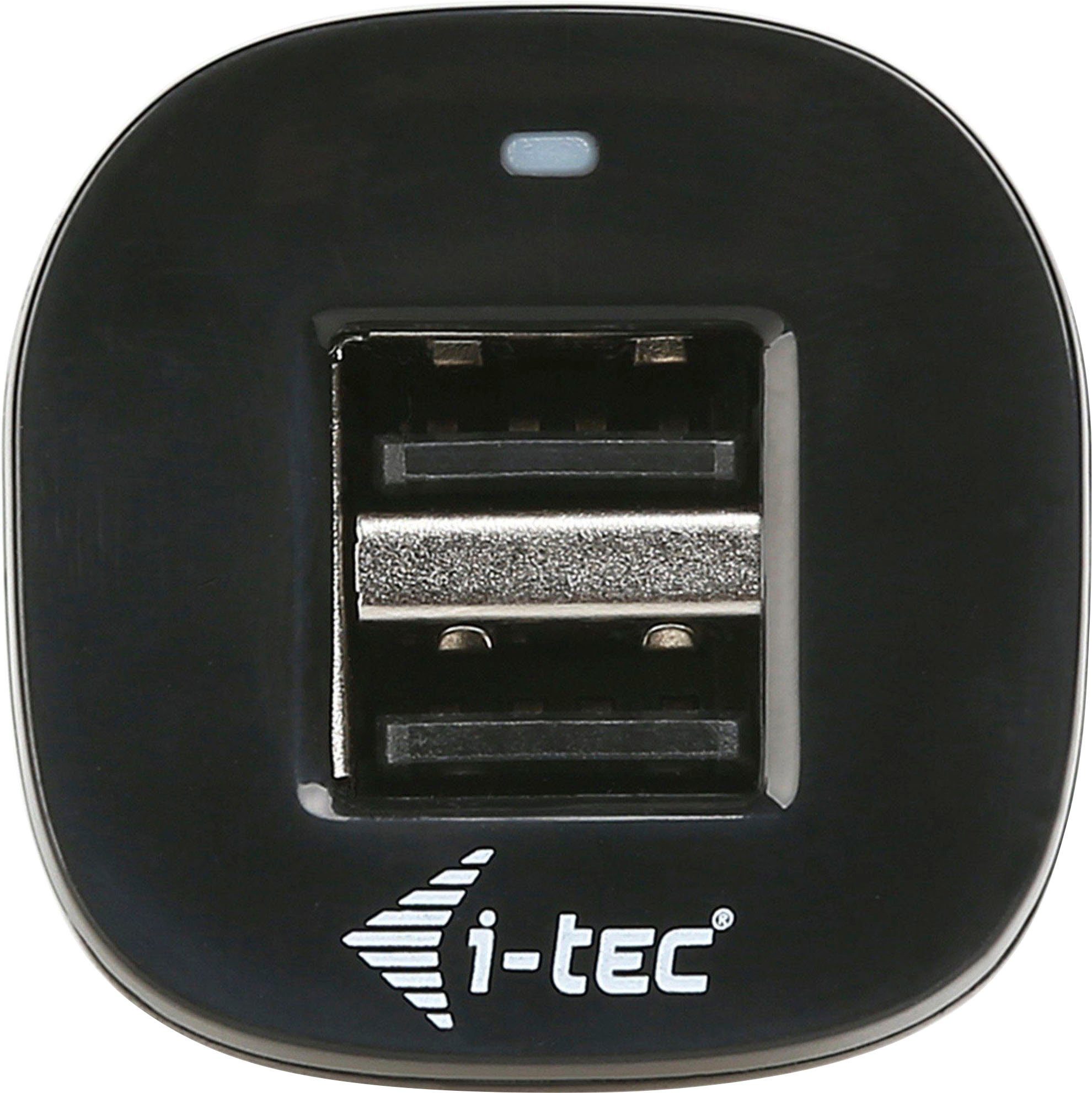 I-TEC Dual USB Car Charger 2,1 A Auto-Adapter