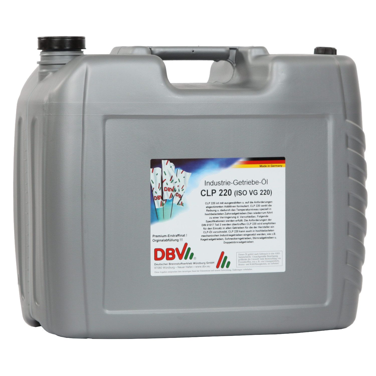DBV Motoröl DBV CLP 220 (ISO VG 220) 20-Liter-Kanister