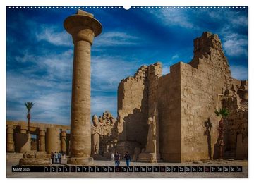 CALVENDO Wandkalender Abenteuer am Nil. Auf den Spuren der Pharaonen (Premium, hochwertiger DIN A2 Wandkalender 2023, Kunstdruck in Hochglanz)