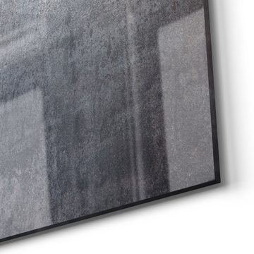 DEQORI Magnettafel 'Raue Metalloberfläche', Whiteboard Pinnwand beschreibbar
