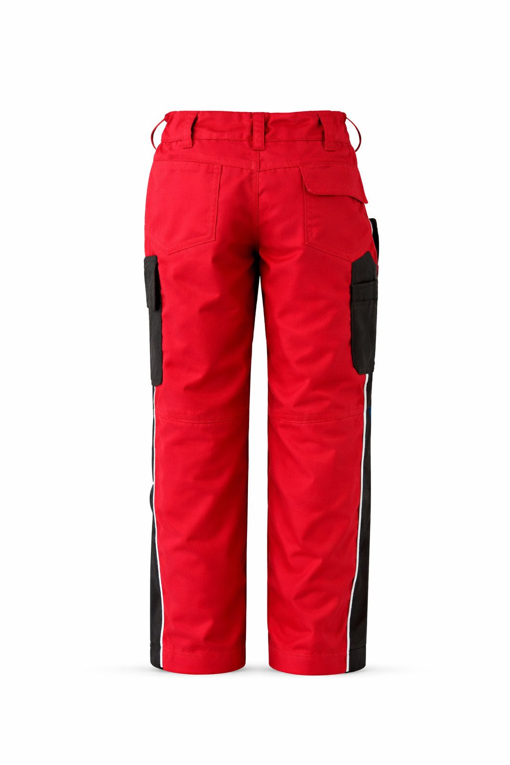 Engelbert Strauss Bundfaltenhose Kinder Bundhose e.s.active rot/schwarz strapazierfähig