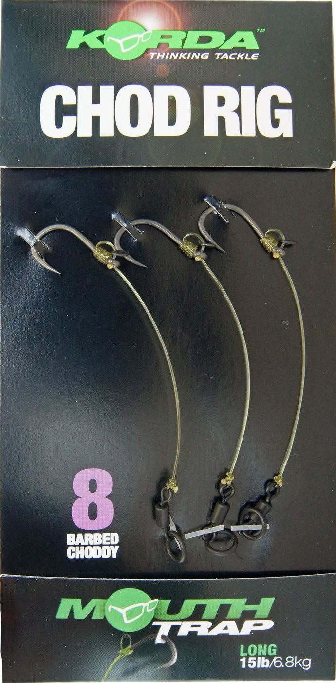 Karpfenhaken Korda Chod Rig Long 7,5cm - 3 Karpfenmontagen