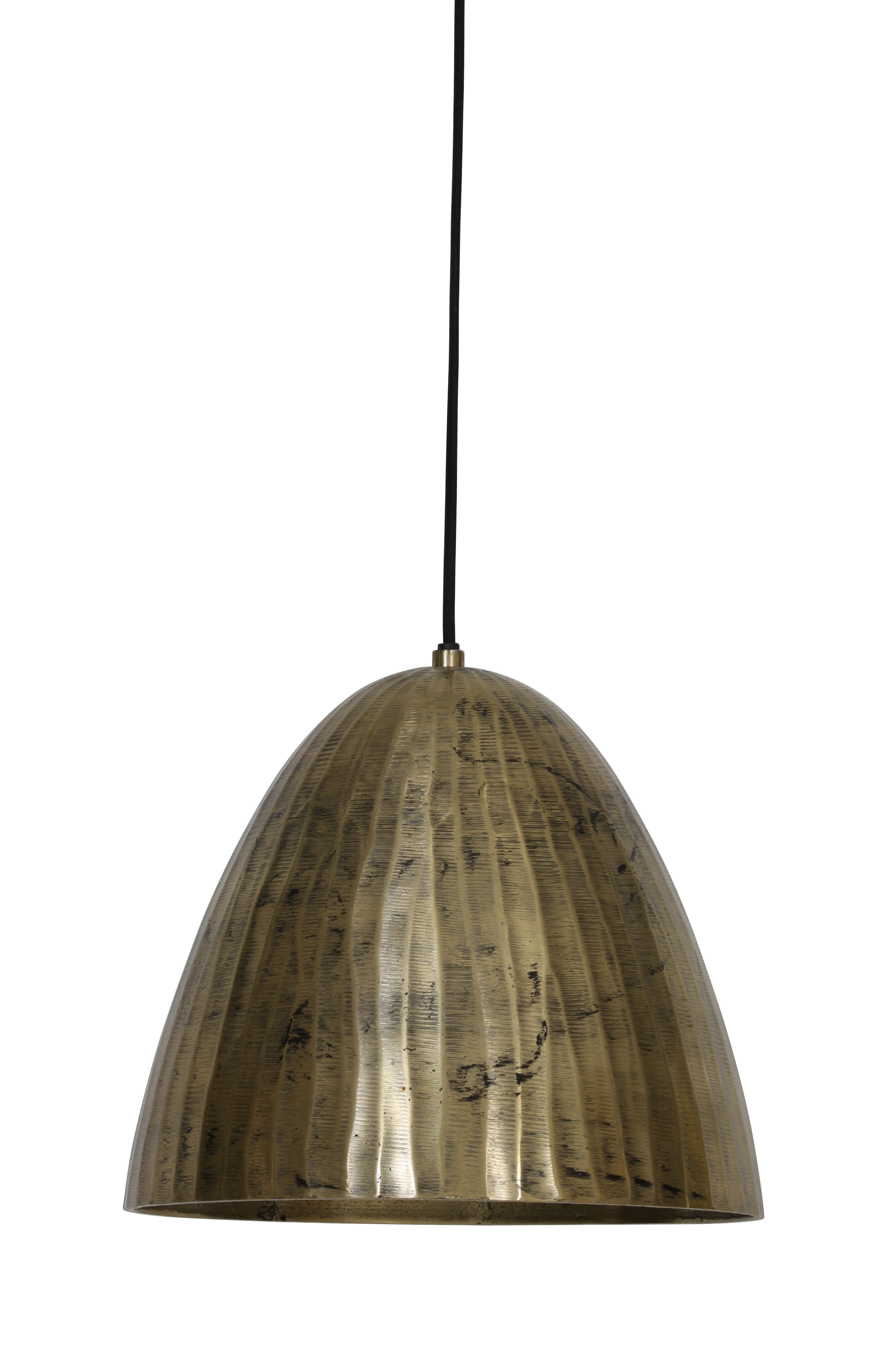 Dirk Davids Leuchten GmbH Hängeleuchten Hängeleuchte Ø30x28 cm KYRIE Antik-Gold 3094585, ohne Leuchtmittel