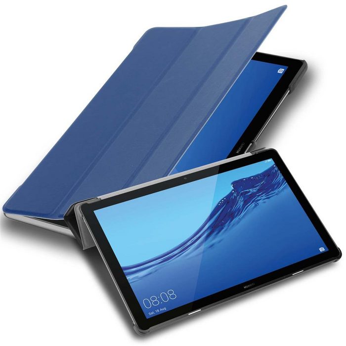 Cadorabo Tablet-Hülle Tablet Book (KEIN Wake Up) Huawei MediaPad T5 10 (10.1 Zoll) Klappbare Tablet Schutzhülle - Hülle - Standfunktion - 360 Grad Case