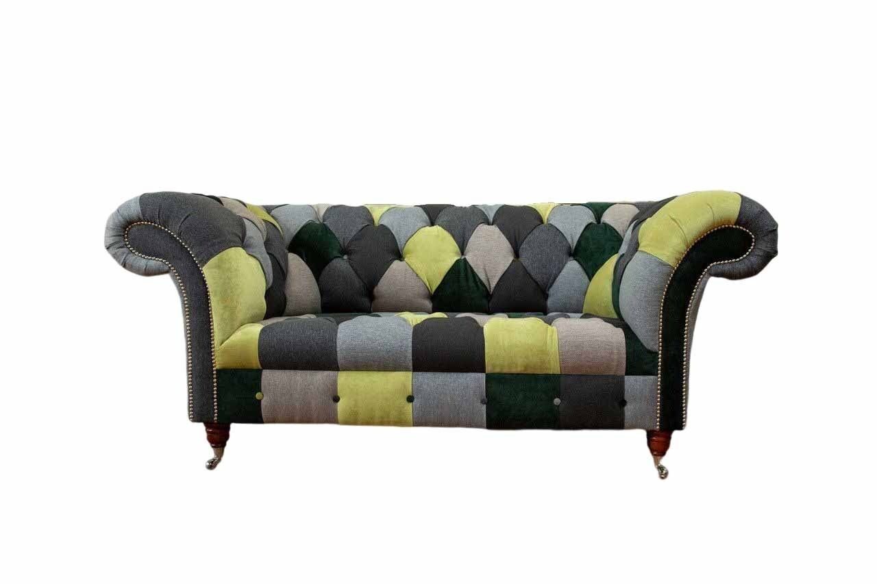 Polster Lounge, Couch Textil Sofas Europe Couchen Sofa Design Chesterfield JVmoebel Sitzer Made In 2