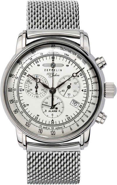 ZEPPELIN Chronograph 100 Jahre Zeppelin, 7680M-1, Made in Germany