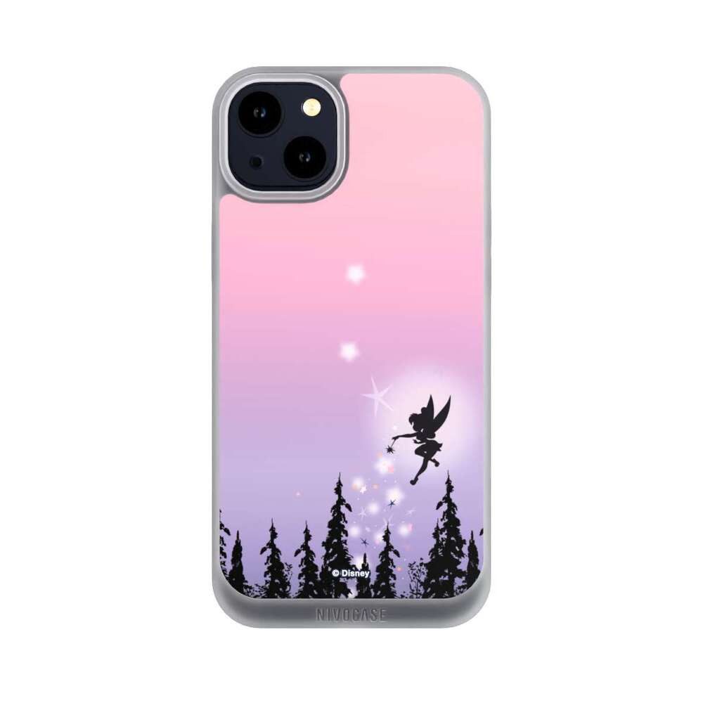 NIVOCASE Handyhülle Disney Tinkerbell Offizielles Lizenzprodukt Tinker Bell Woods, Apple iPhone 14 Plus Handyhülle Hülle NIVOpure Case Frozen