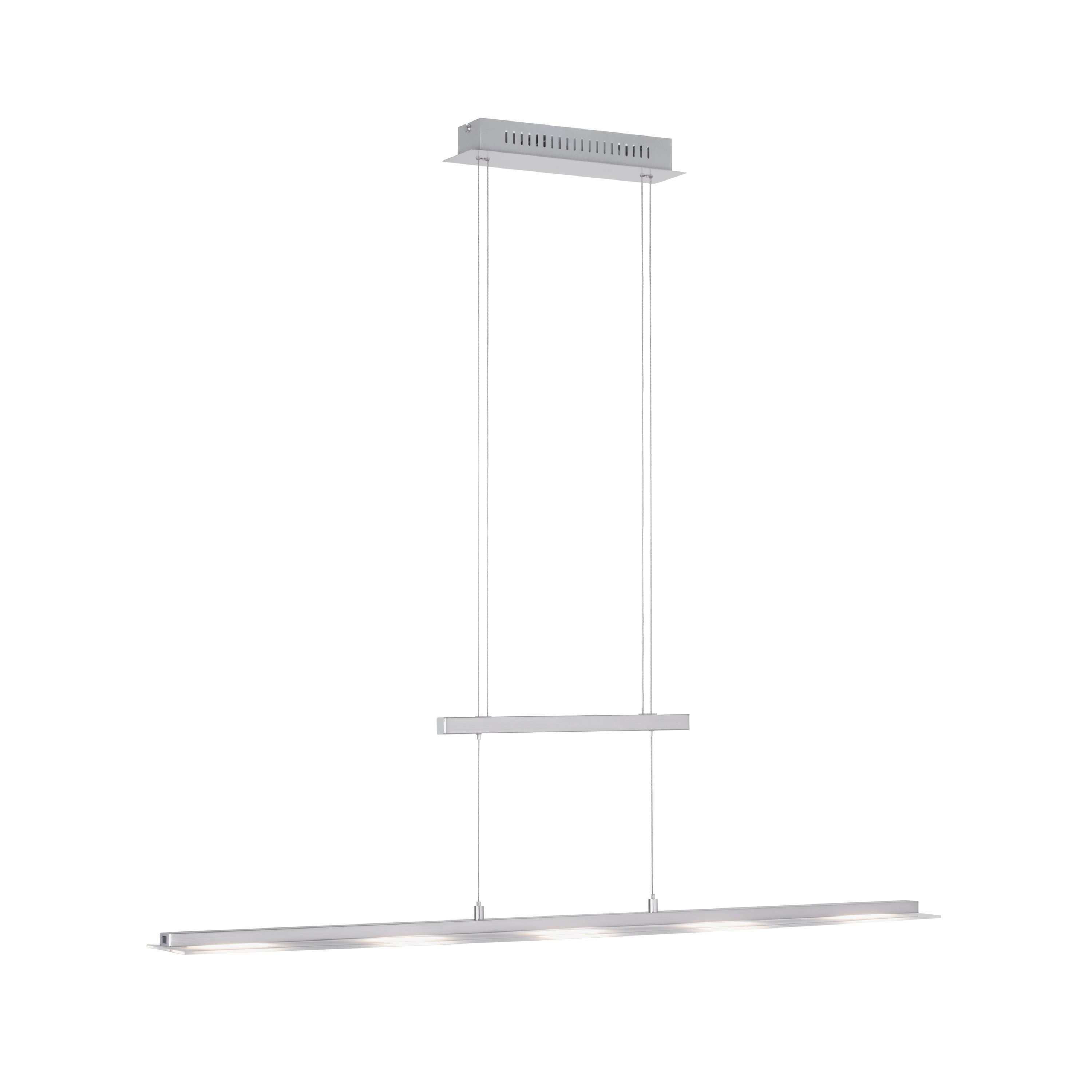 SellTec LED Pendelleuchte LED Pendelleuchte LINEAR 100cm, Farbtemperatursteuerung warmweiß bis kaltweiß (CCT),dimmbar und schaltbar über Sensordimmer, Memory-Funktion, 5x LED-Board/ 4 Watt, 2700-3800-5000 Kelvin, höhenverstellbar, CCT-Steuerung, dimmbar, warmweiß