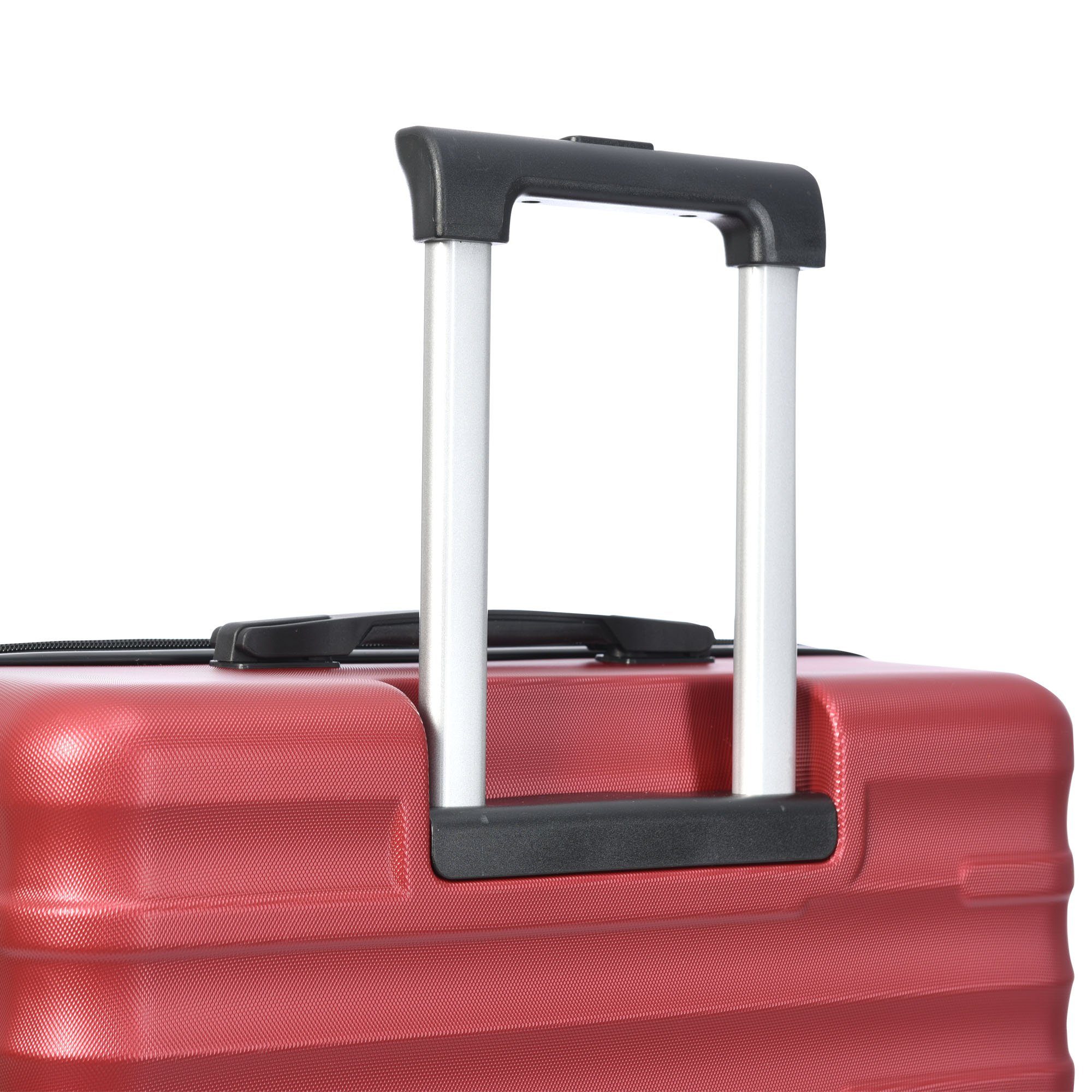 GLIESE Koffer Rot mit drehbar 360° TSA-Zahlenschloss