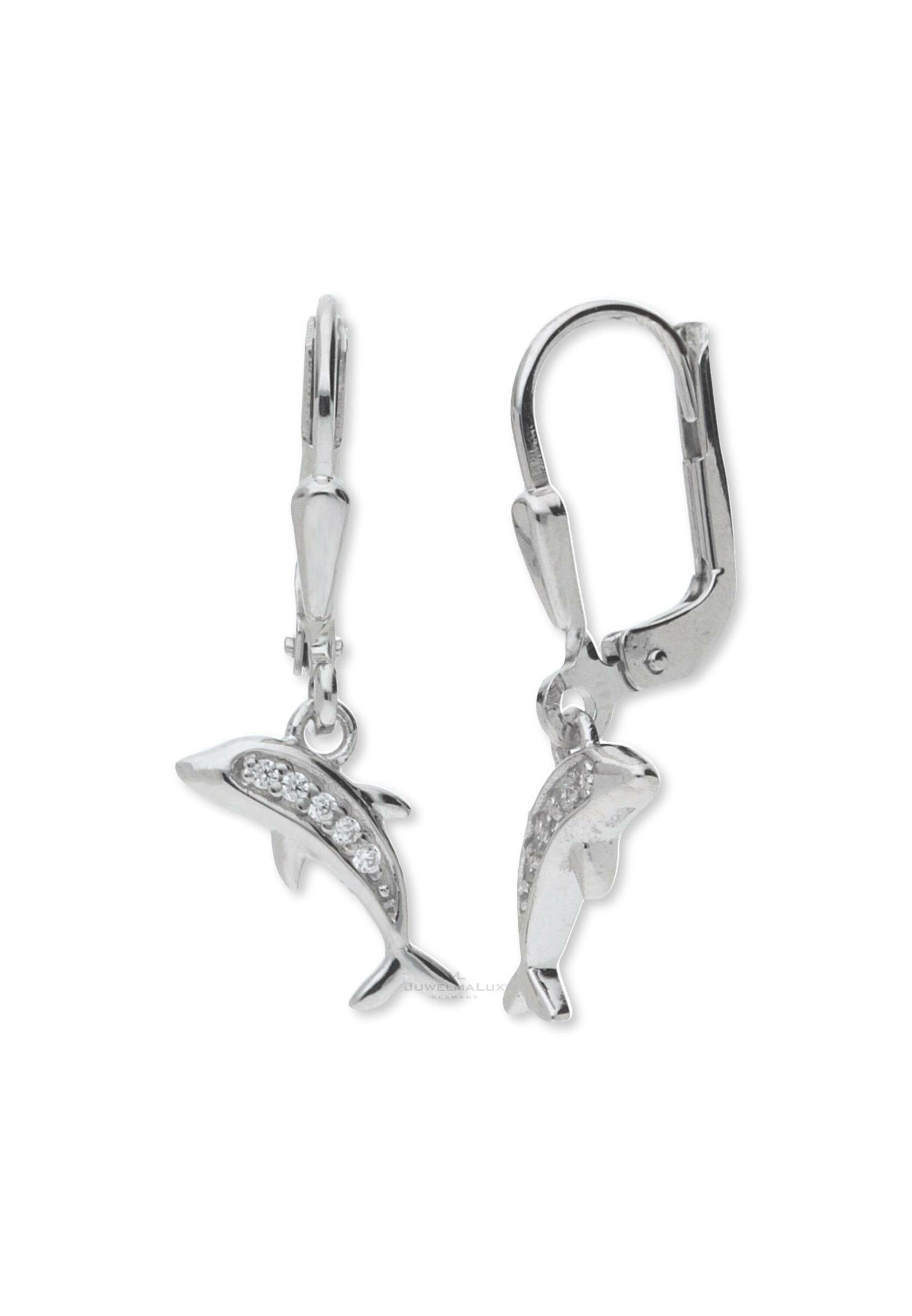 JuwelmaLux Paar Ohrhänger Delfin Ohrhänger