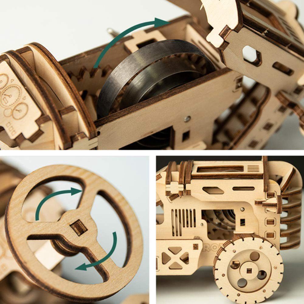 Traktor Modellbausatz, ROKR Puzzleteile 135 3D-Puzzle Robotime