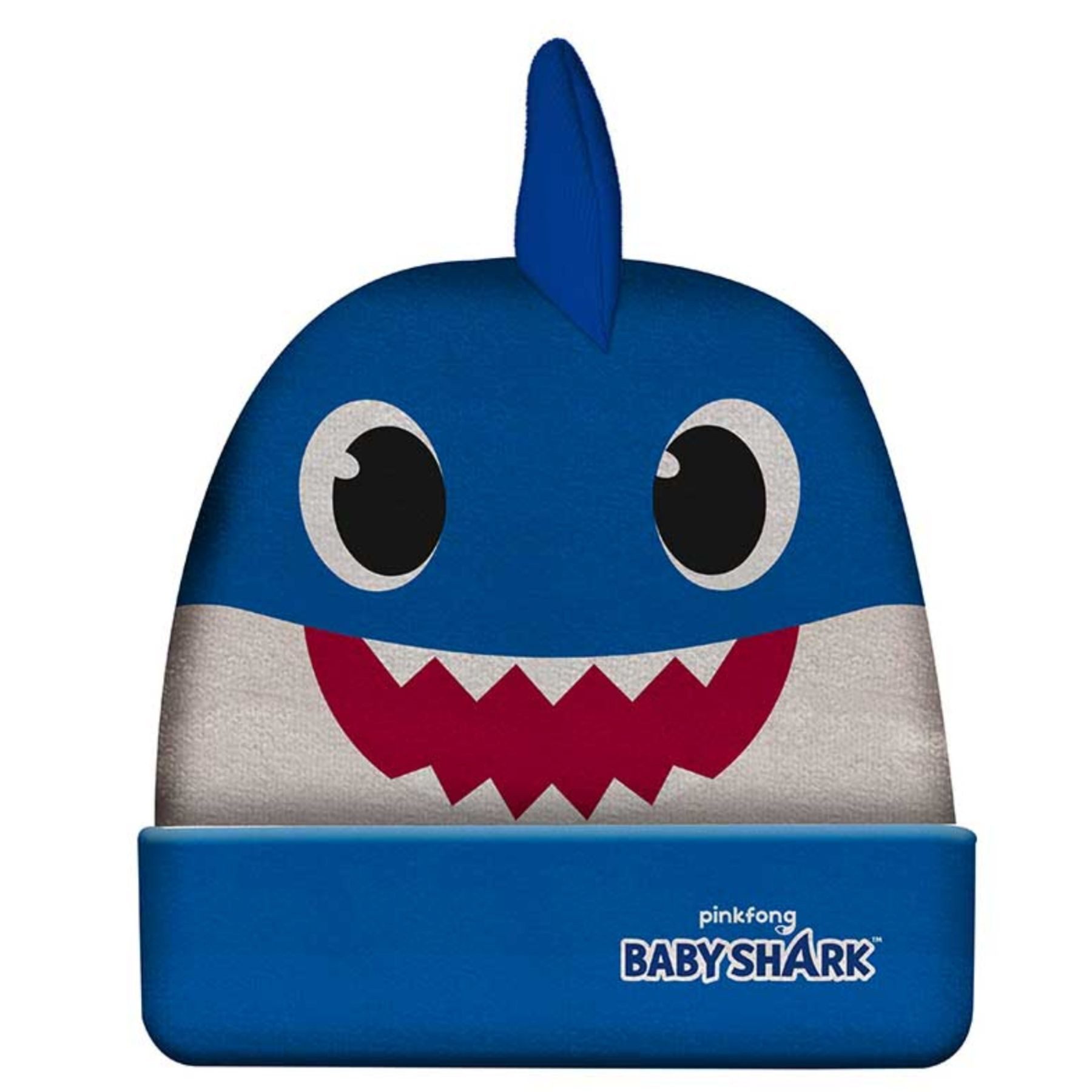 Baby Shark Fleecemütze 3D-Hut Onesize Niedlicher Kopfschutz für kalte Tage