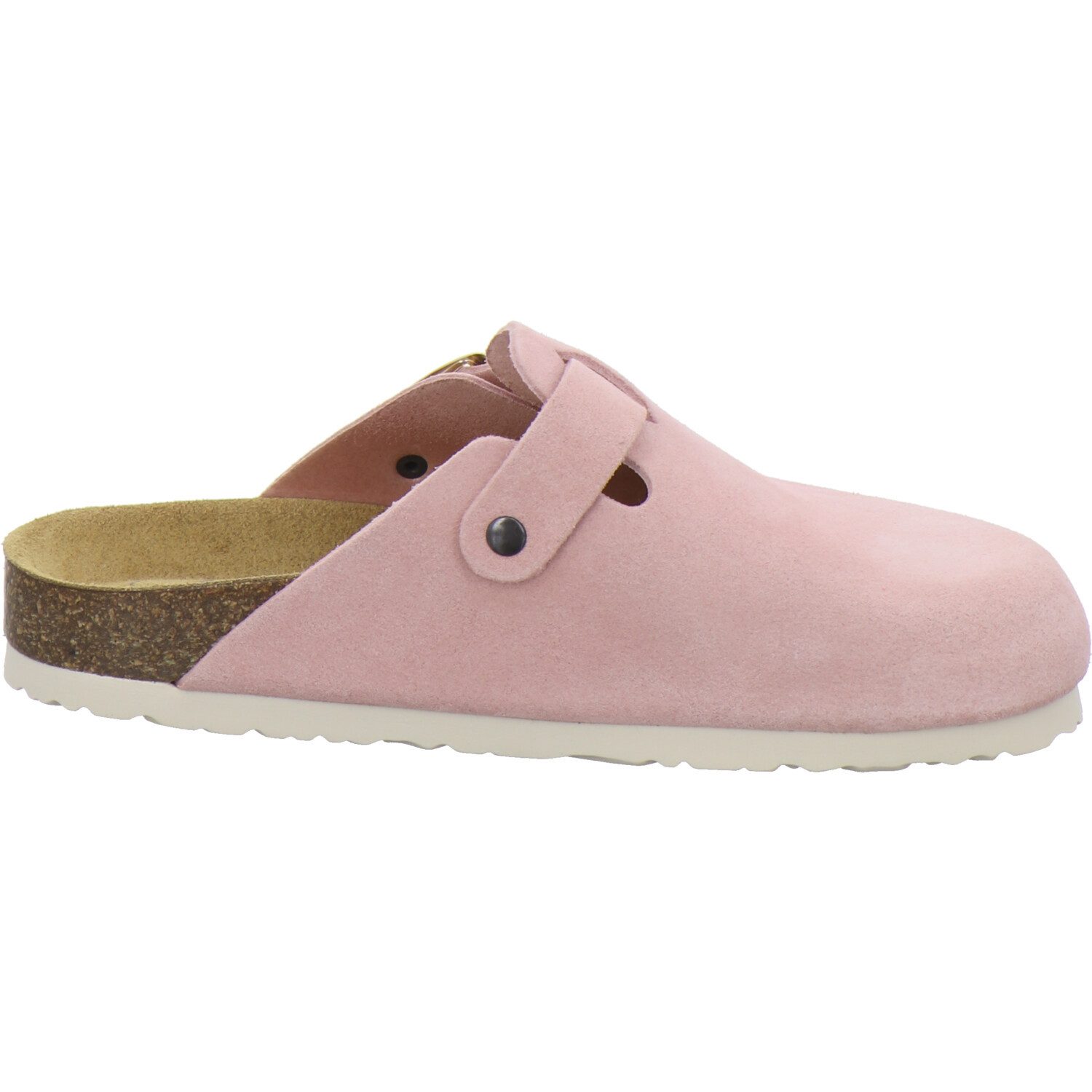 AFS-Schuhe 290032 Clogs Pantolette für Damen aus Leder mit Fußbett, Hausschuhe Made in Germany