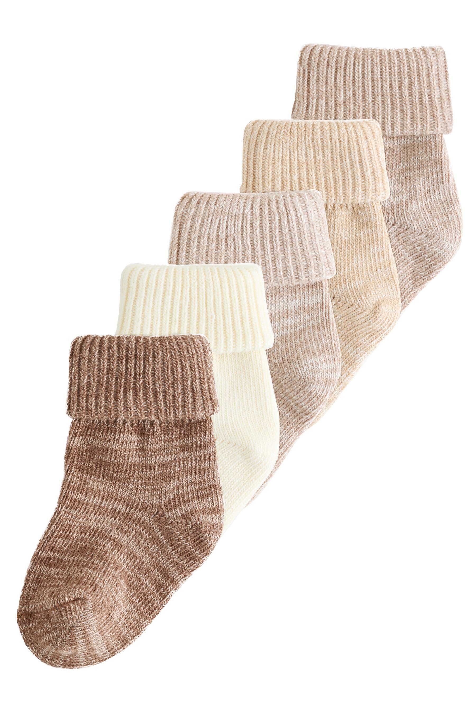 Next Basicsocken Babysocken mit Umschlag (5-Paar)