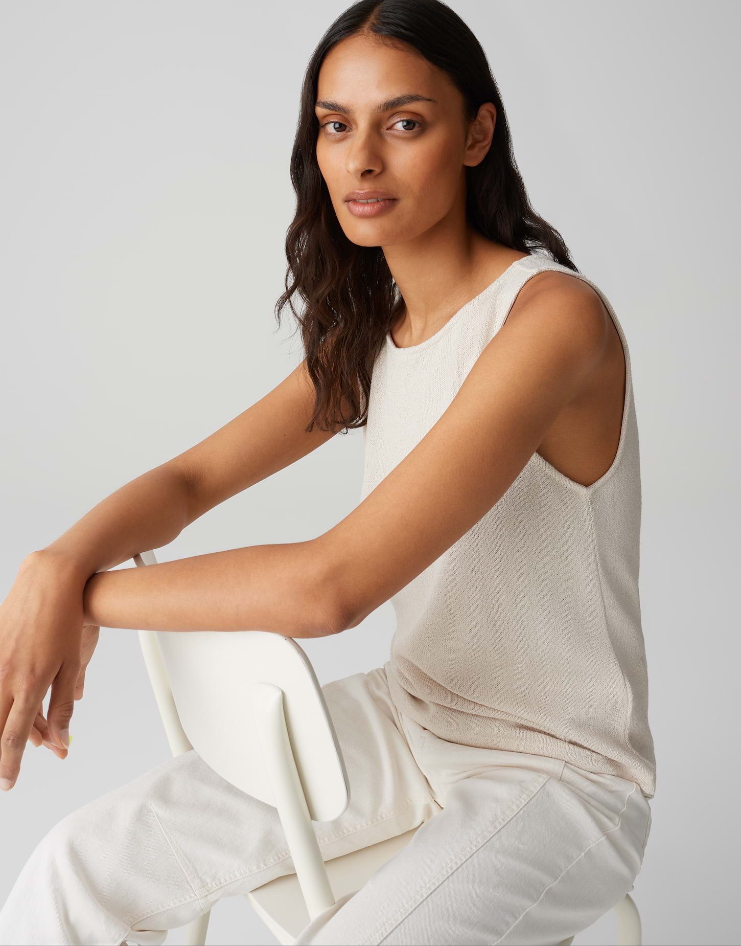 OPUS Shirttop ILONKA Loose in edler Strickoptik