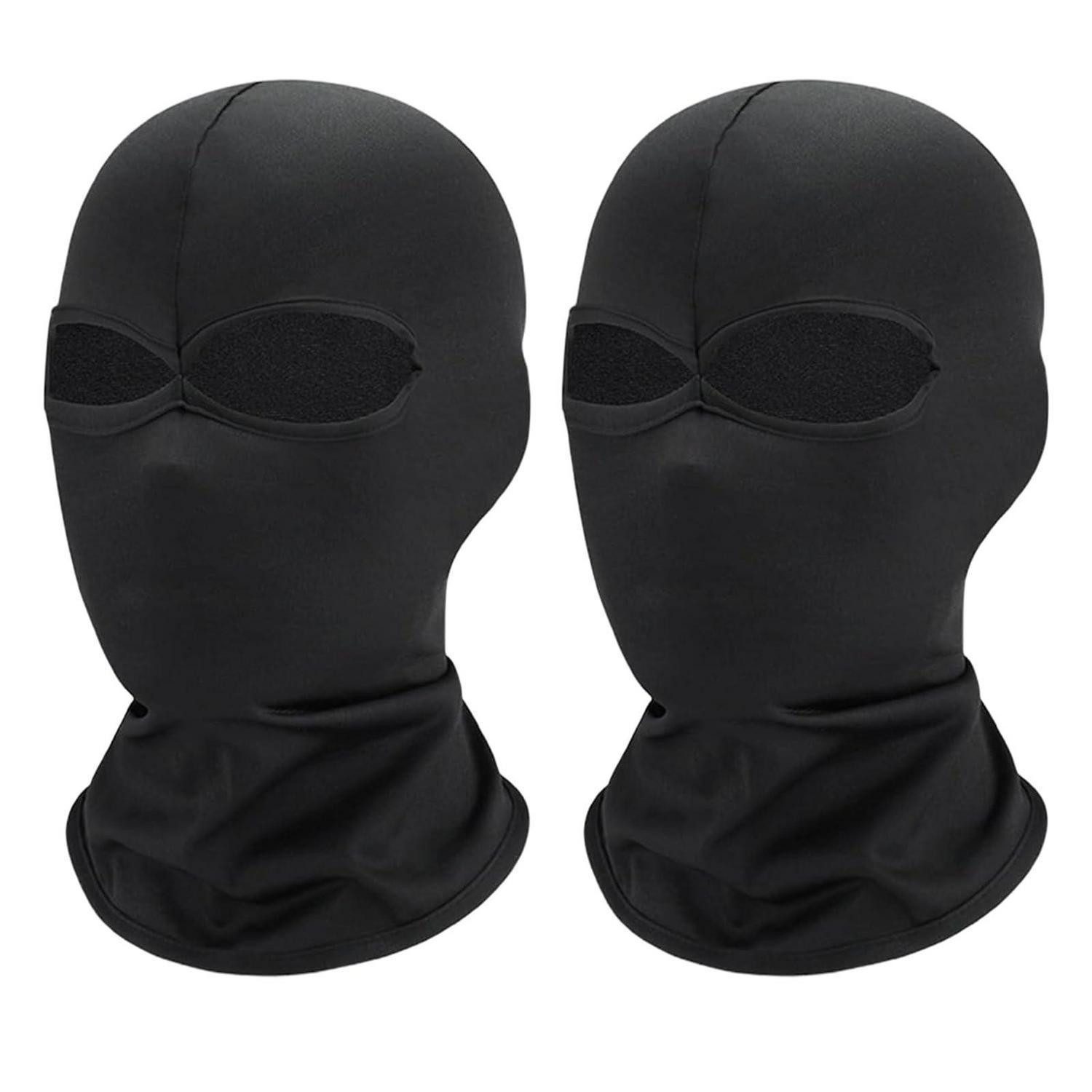 Sturmhaube Sturmhaube 2er Set 2 Löcher Balaclava atmungsaktiv UV Schutz
