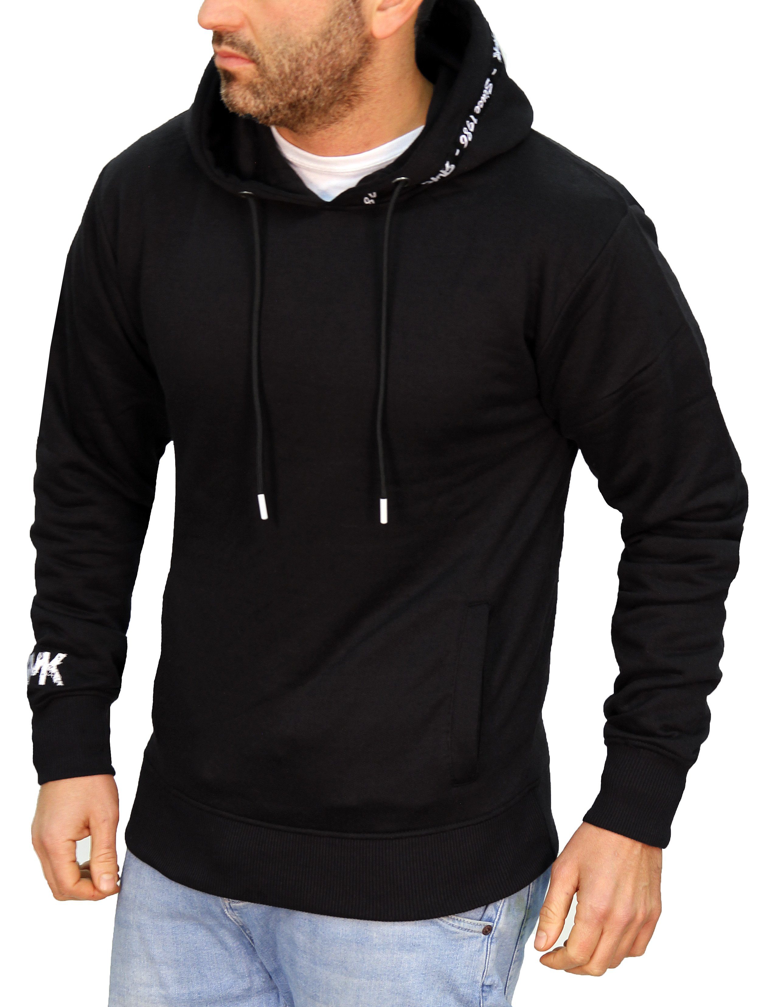 RMK Hoodie Herren Kapuzenpullover Langarmshirt Kapuze Basic Longsleeve Tasc günstig online kaufen