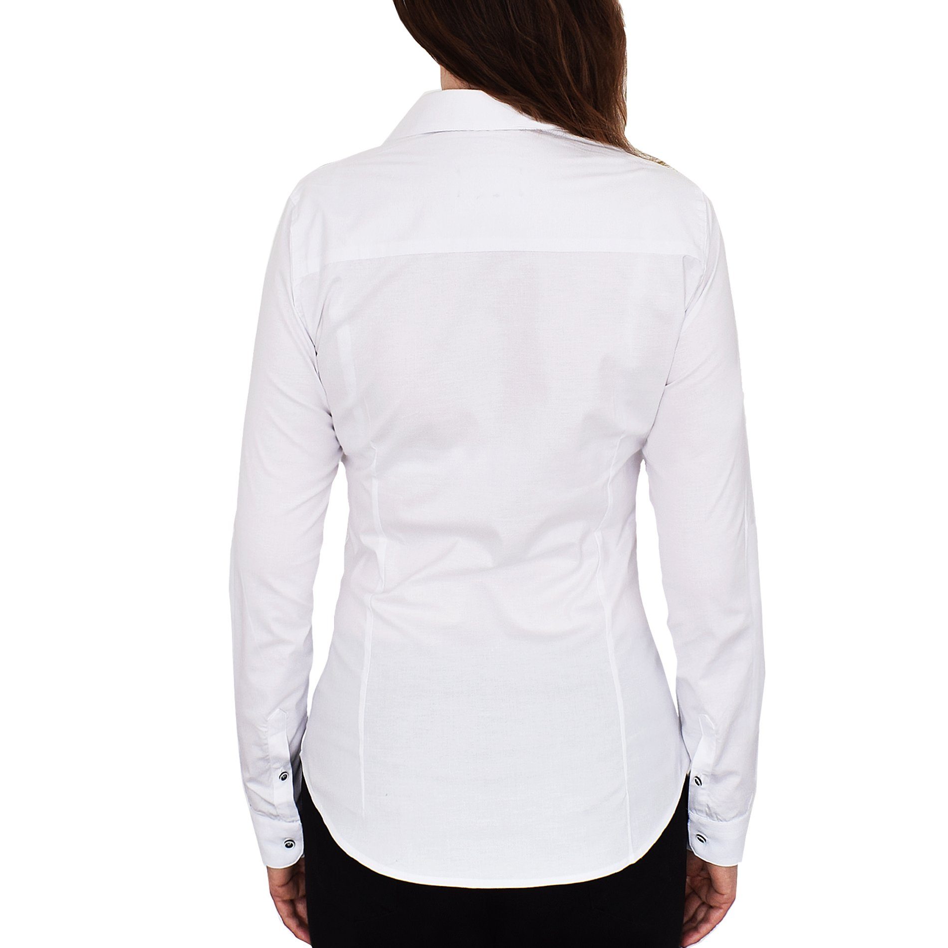 HEVENTON Hemdbluse aus reiner Baumwolle günstig online kaufen