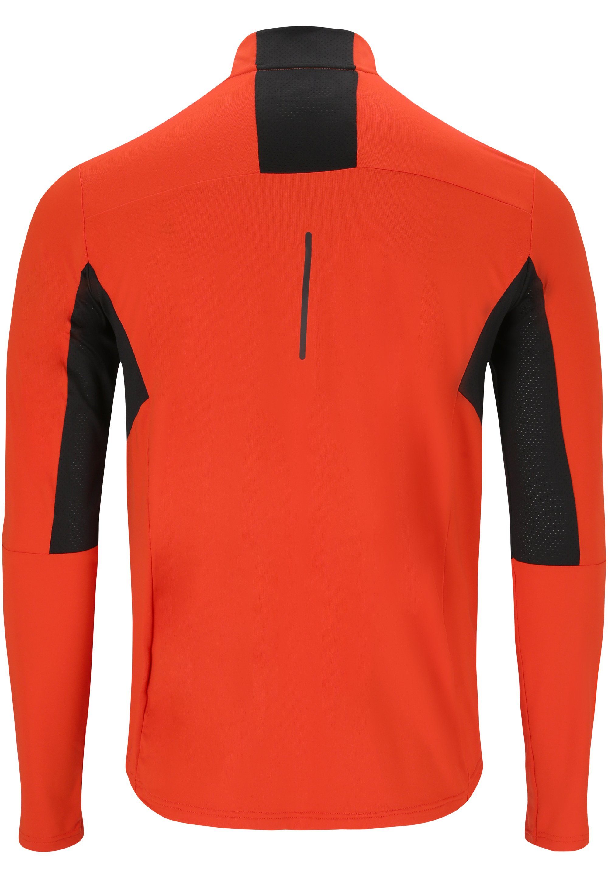 Langarmshirt (1-tlg) LANBARK hochwertiger mit ENDURANCE orange Sportausstattung