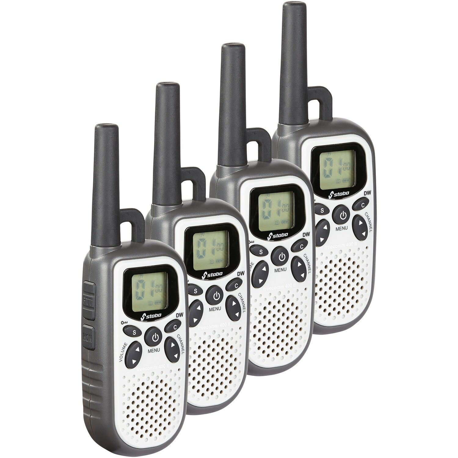 Walkie Talkie Funkkoffer freecomm 400 II, 4er-Set