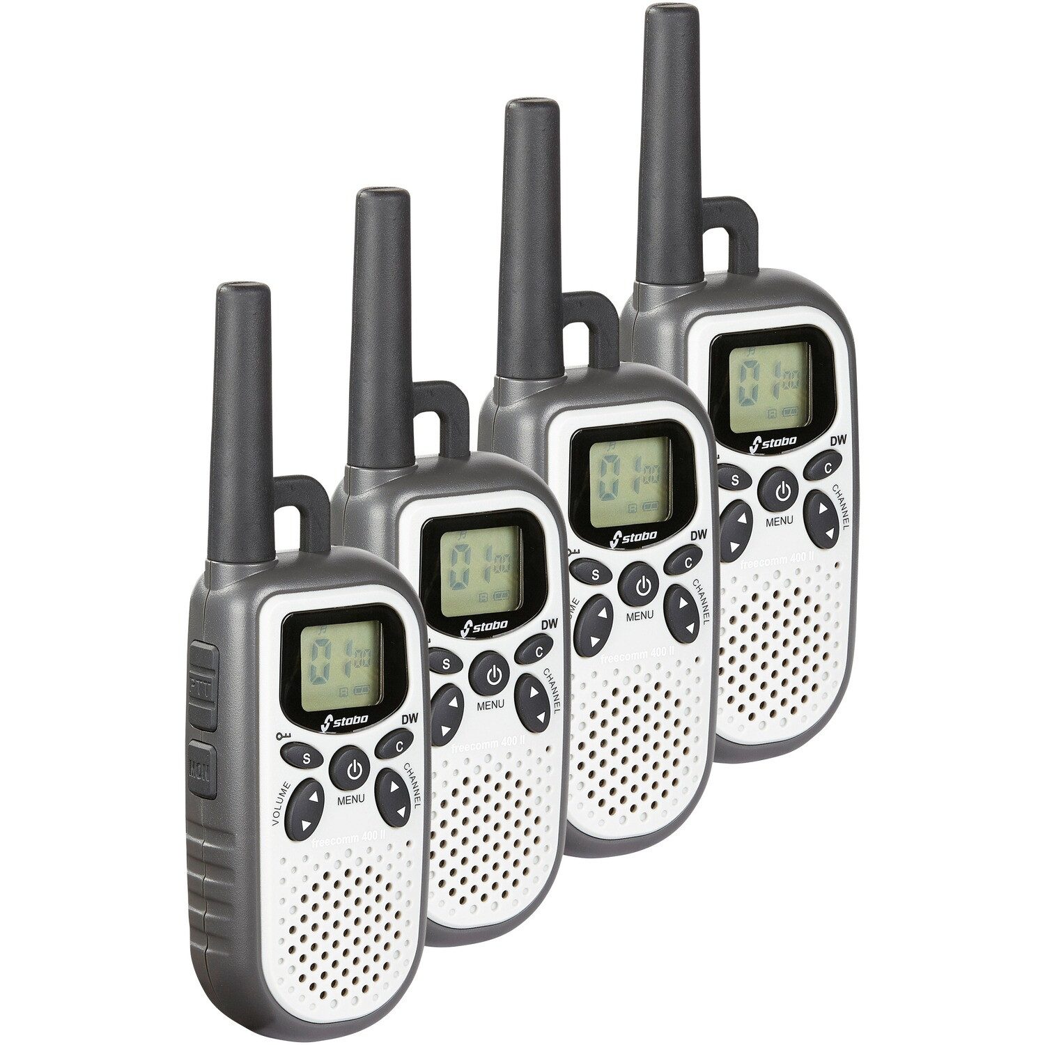 Stabo Walkie Talkie Funkkoffer freecomm 400 II, 4er-Set