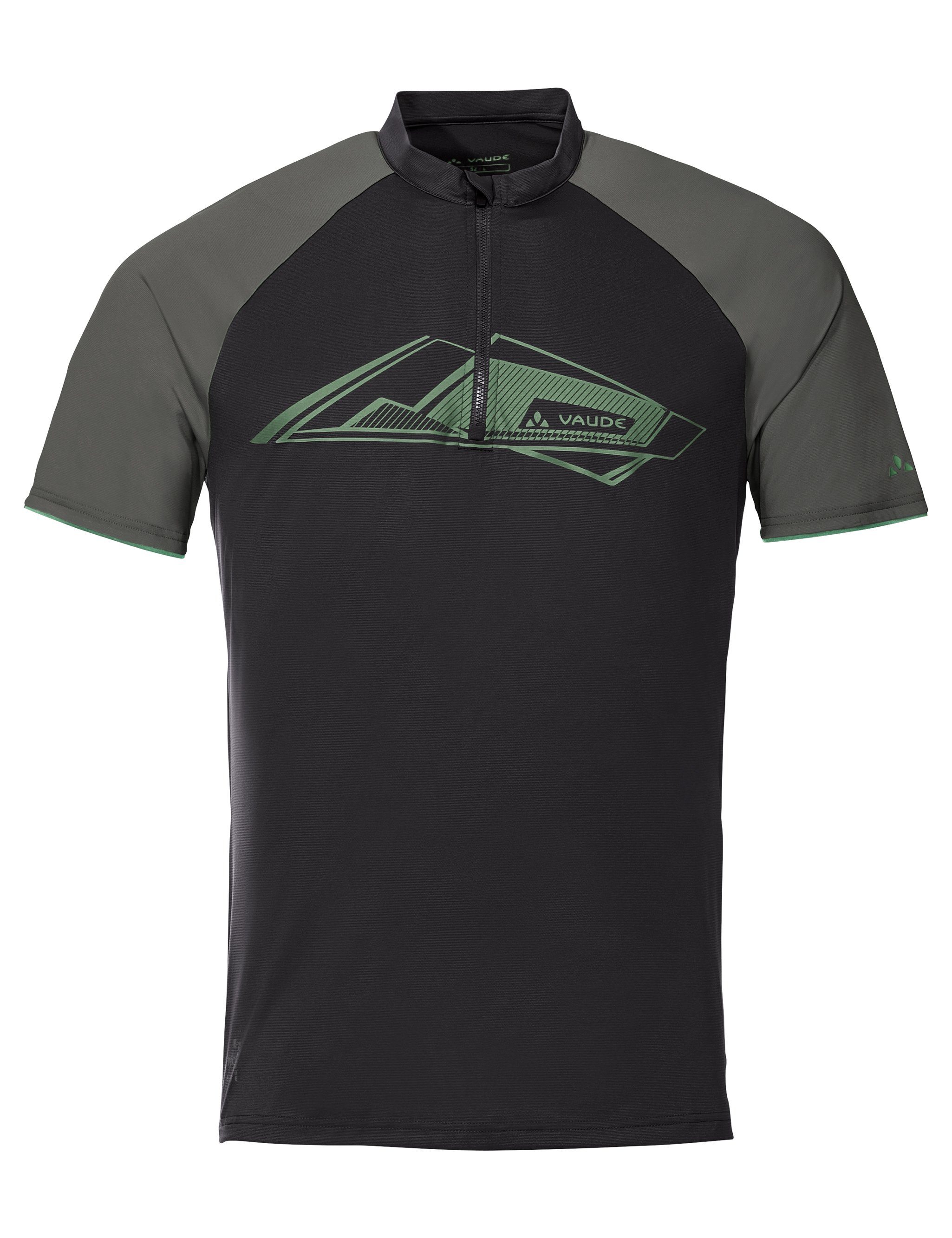 VAUDE T-Shirt Men's Altissimo Pro Shirt (1-tlg) Grüner Knopf black