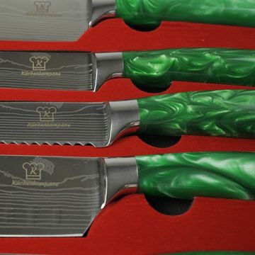 Küchenkompane Messer-Set Asiatisches Messerset Midori - 8-teiliges Küchenmesser Set Premium (8-tlg)