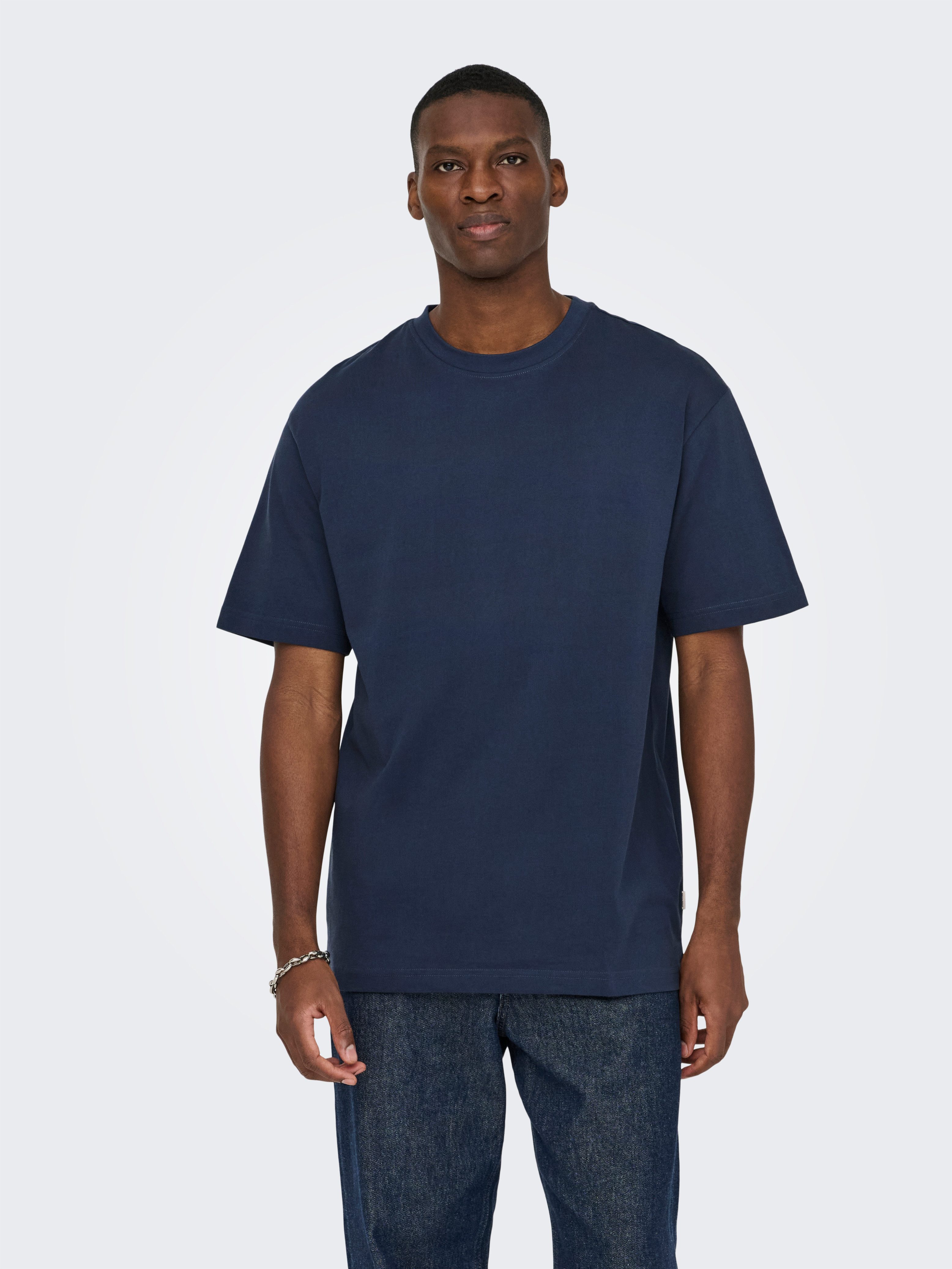 ONLY & SONS Rundhalsshirt ONSFRED RLX SS TEE günstig online kaufen