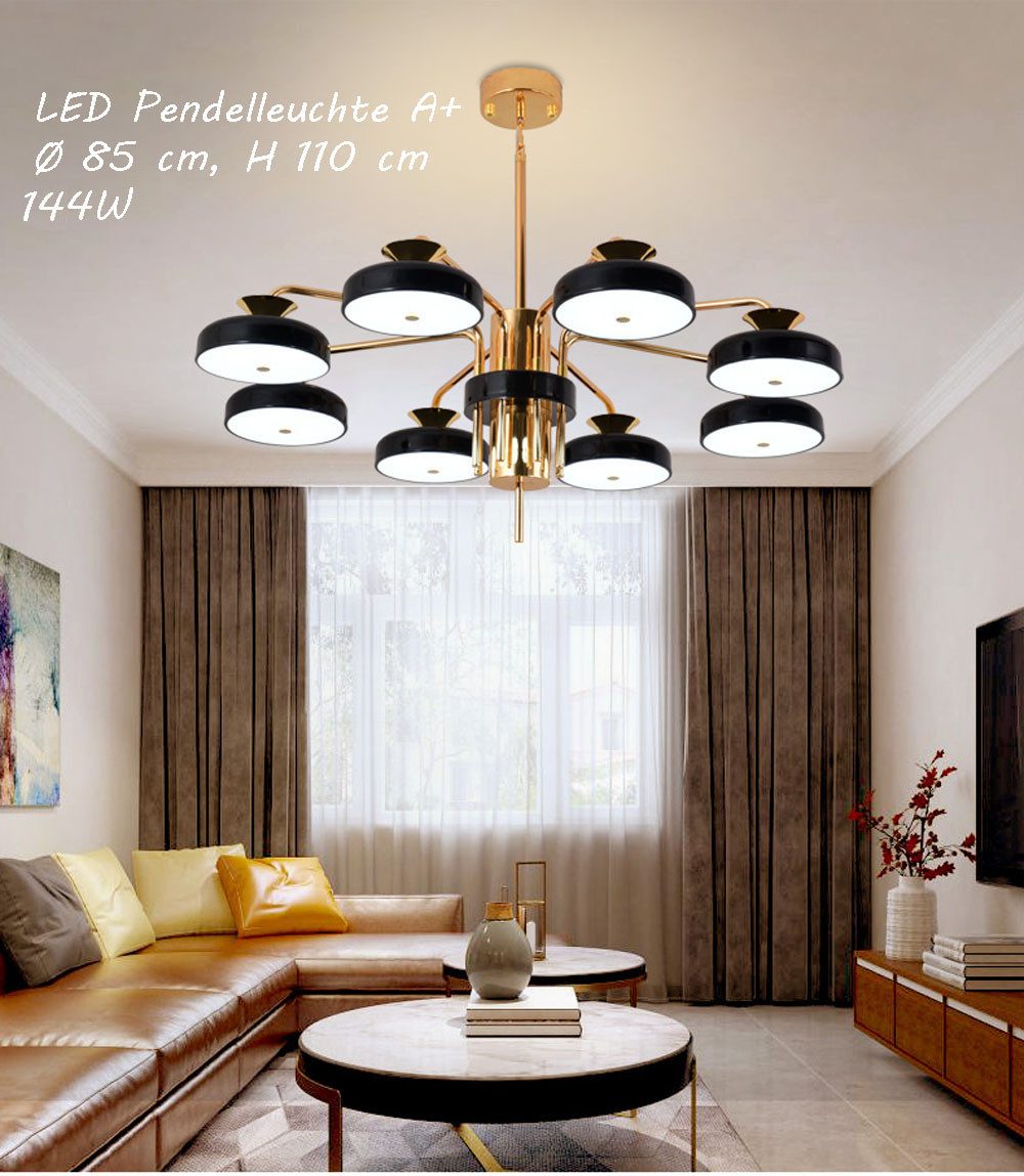LED Pendelleuchte LED Hängelampe 818 Fernbedienung dimmbar Lichtfarbe einstellbar