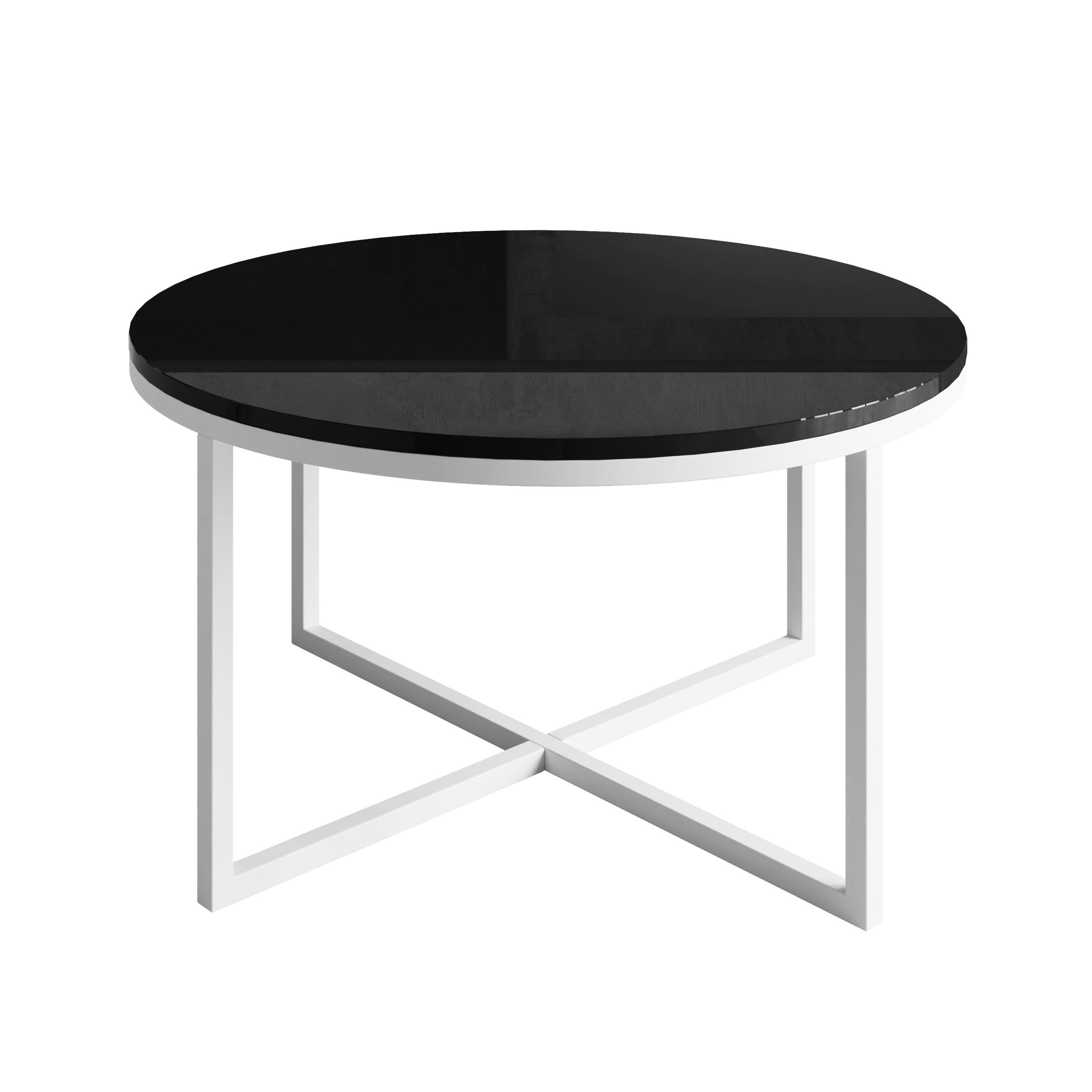 Lookway Couchtisch Runder Couchtisch CIRI-X Hochglanz günstig online kaufen