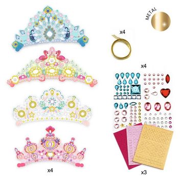 DJECO Kreativset DIY Mosaik-Diademe Prinzessin