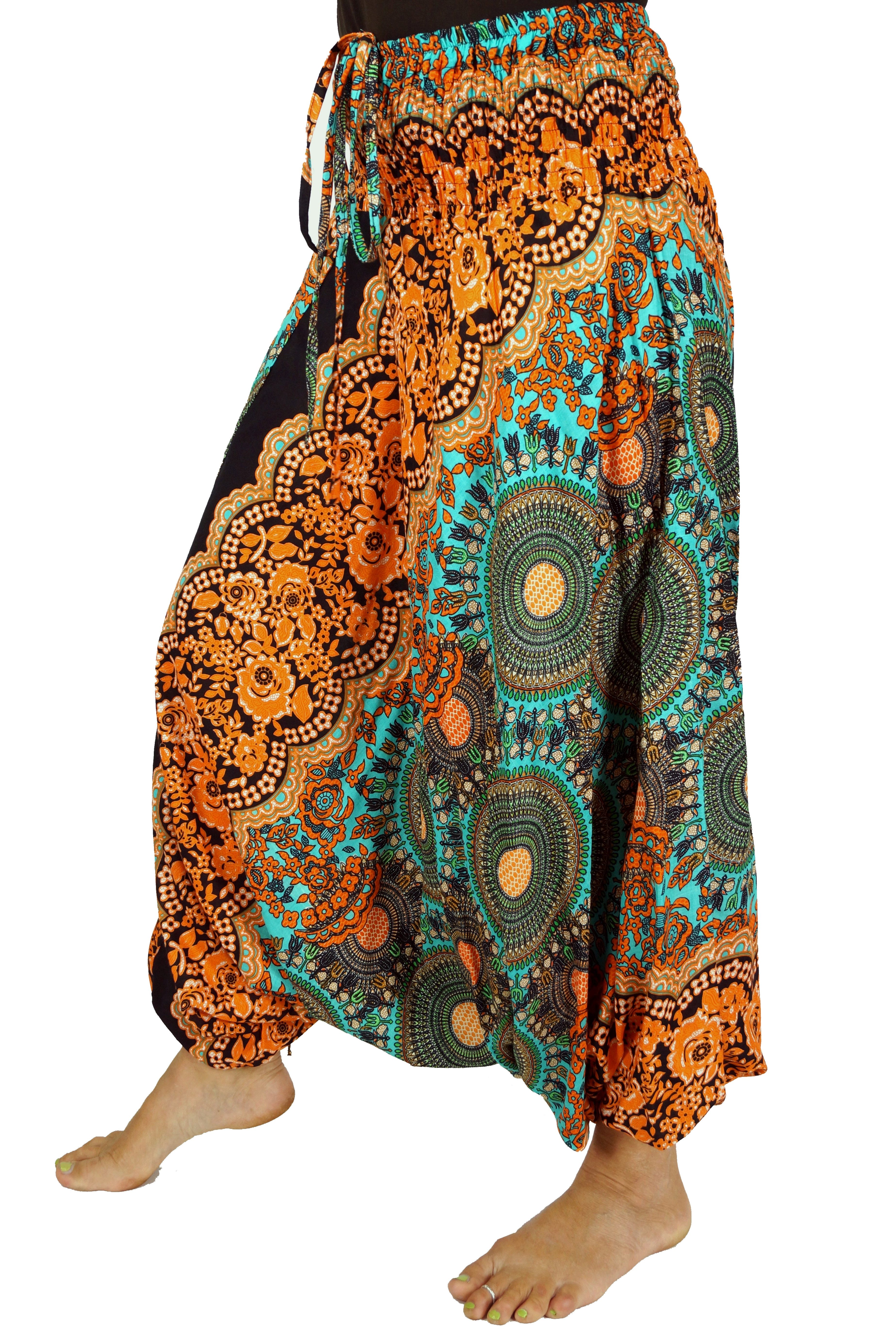 Guru-Shop Relaxhose Afghani Hose, Overall, Jumpsuit, Haremshose,.. Ethno Style, alternative Bekleidung