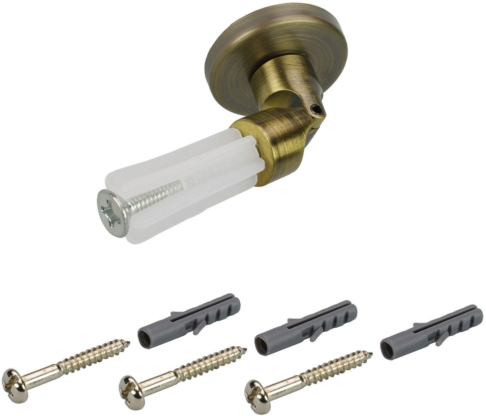 Liedeco Träger, Gardinenstangen, (1-St), für Gardinenstangen Ø 16 mm