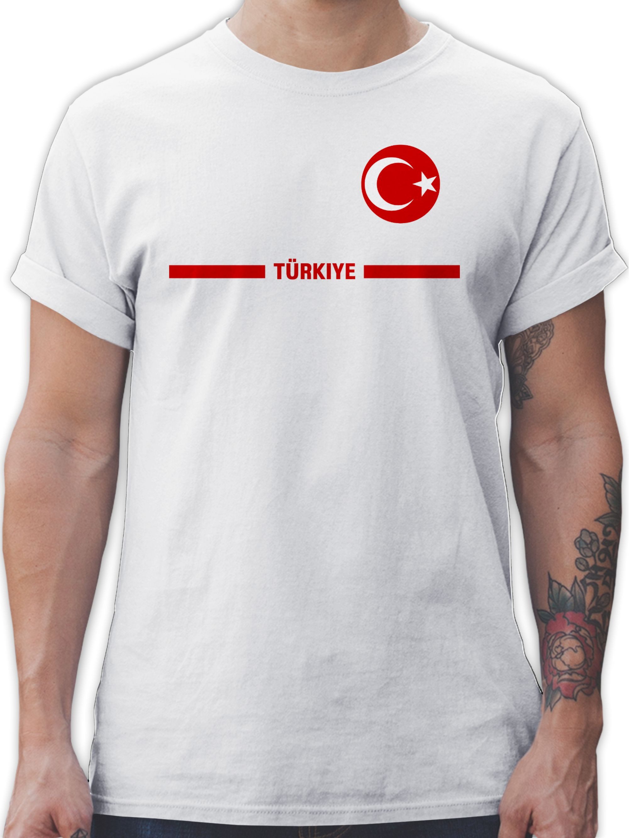 Shirtracer T-Shirt Türkei Trikot Wappen, Türkiye günstig online kaufen
