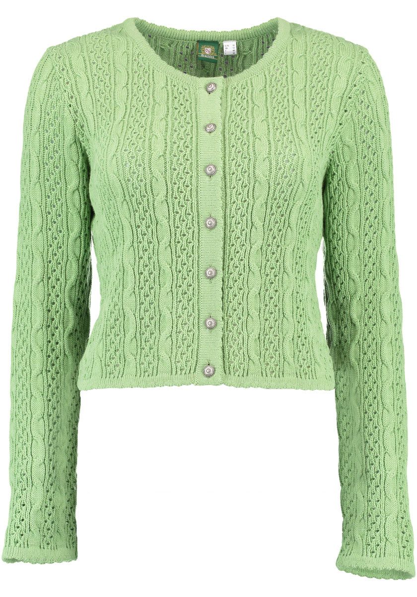 OS Trachten Strickjacke Igaza Trachtenjacke mit Zopfmuster günstig online kaufen